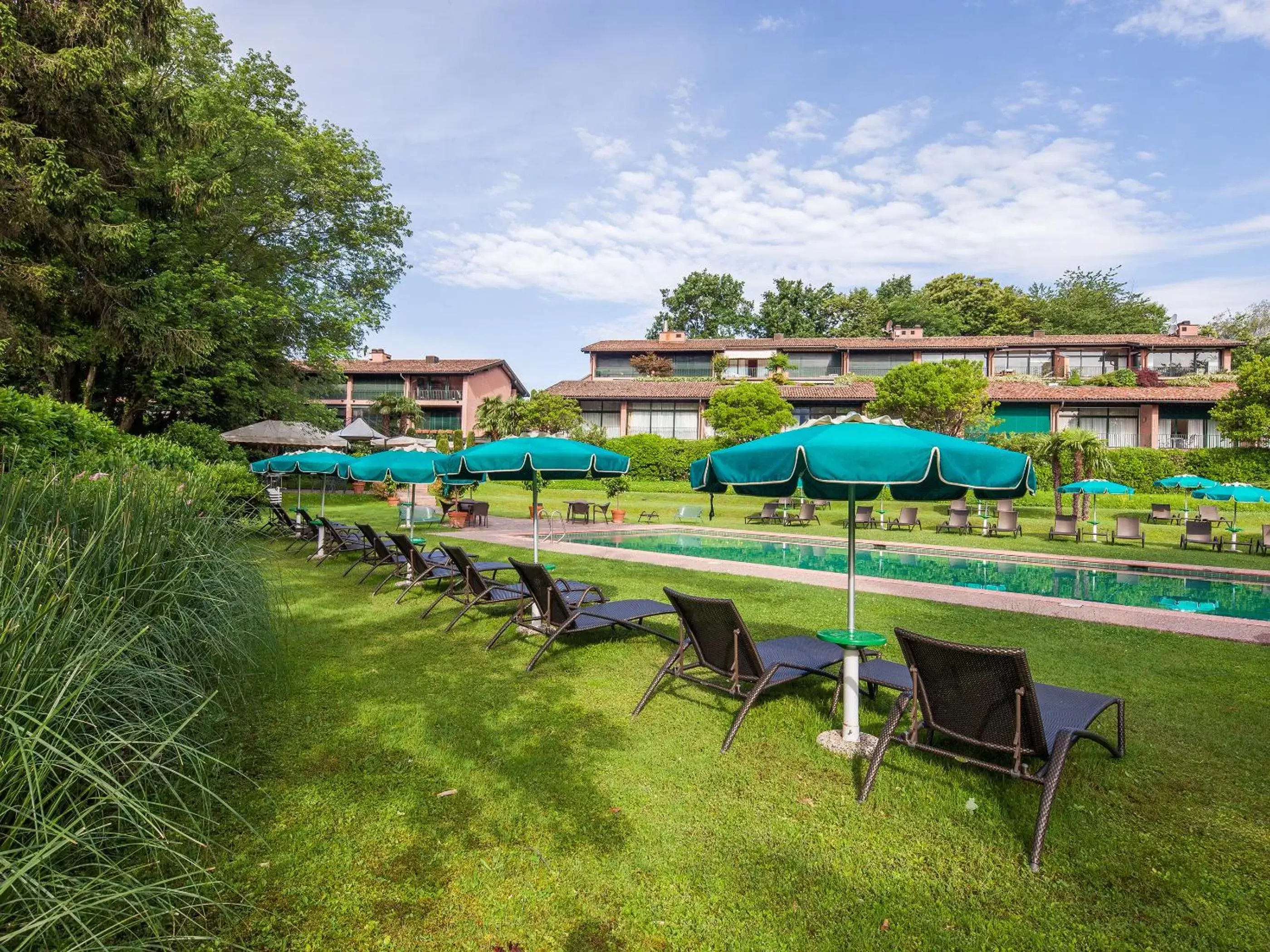 Garden, Swimming Pool in Park Hotel Principe - Ticino Hotels Group