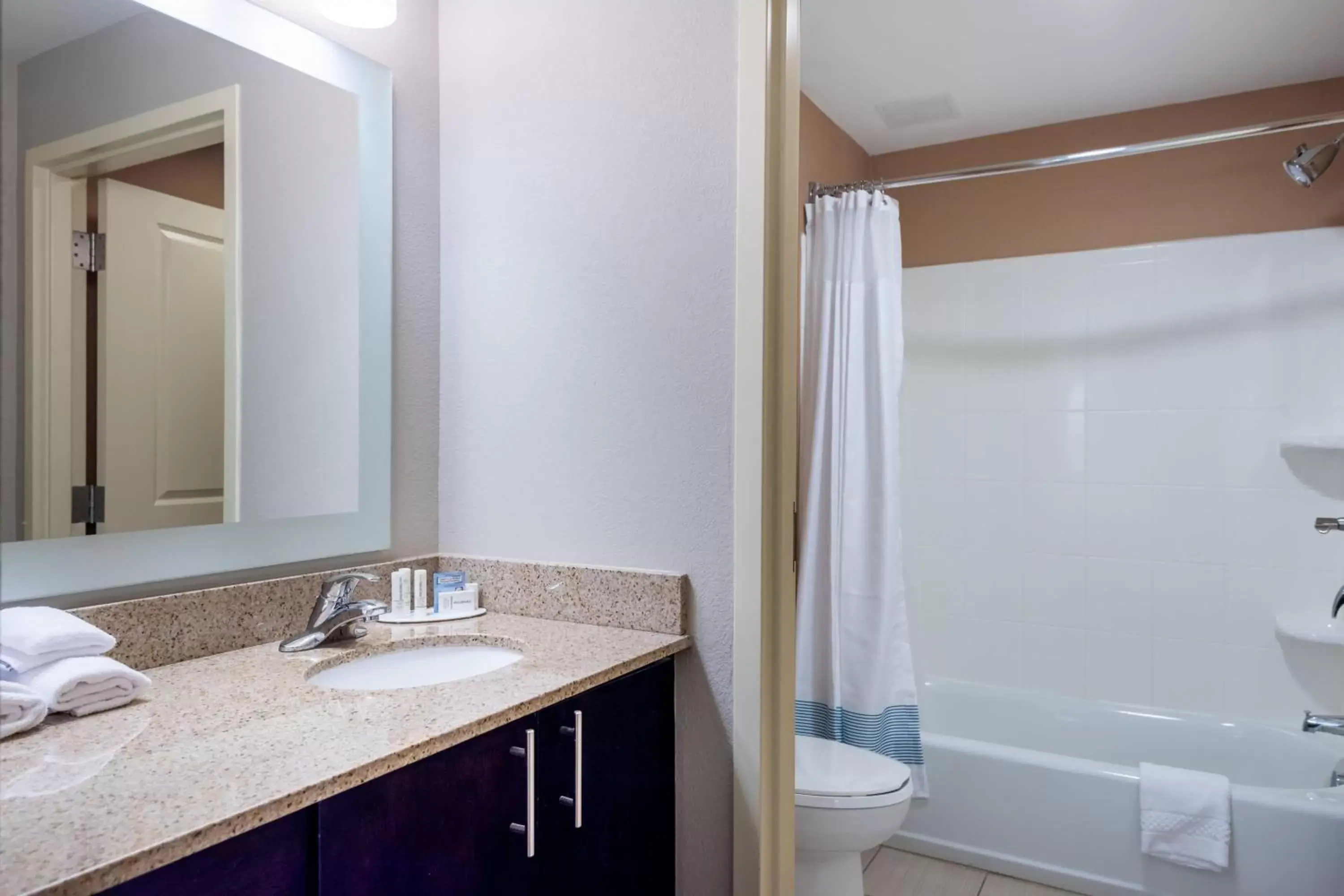 Bedroom, Bathroom in TownePlace Suites by Marriott Charlotte Mooresville