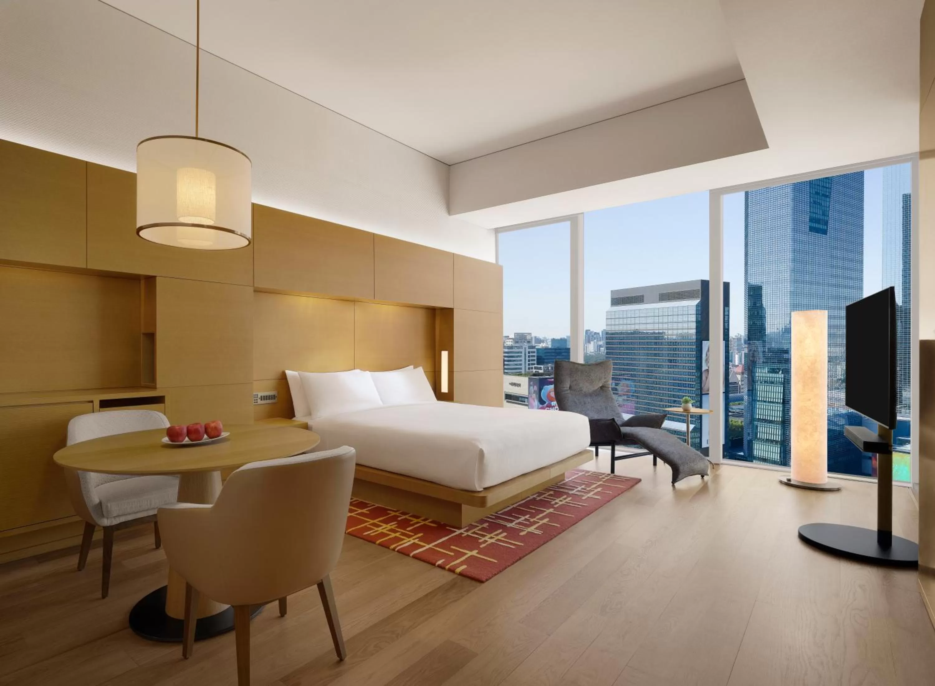 Bed in Park Hyatt Seoul