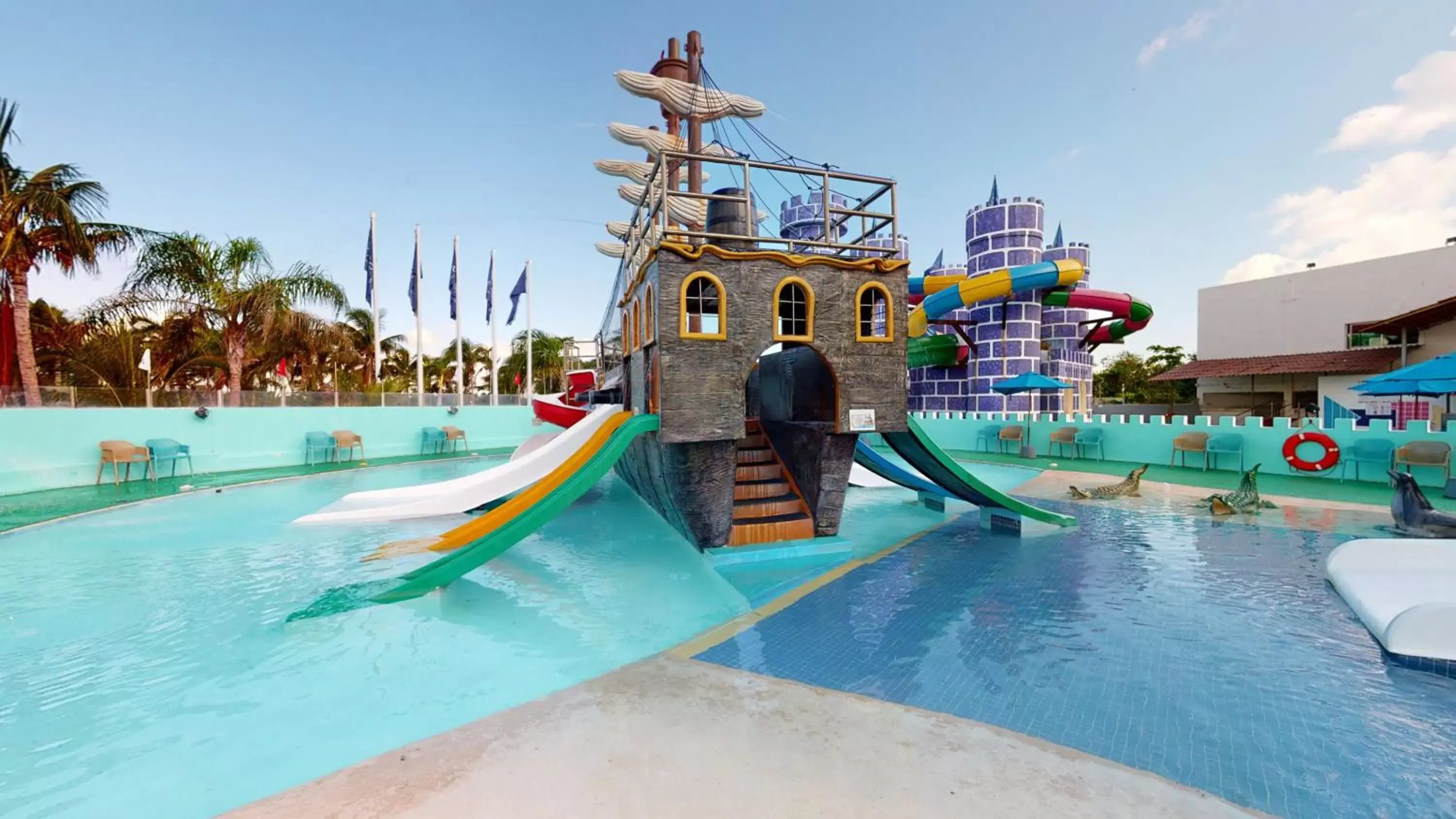 Aqua park, Water Park in Seadust Cancun Family Resort - All Inclusive