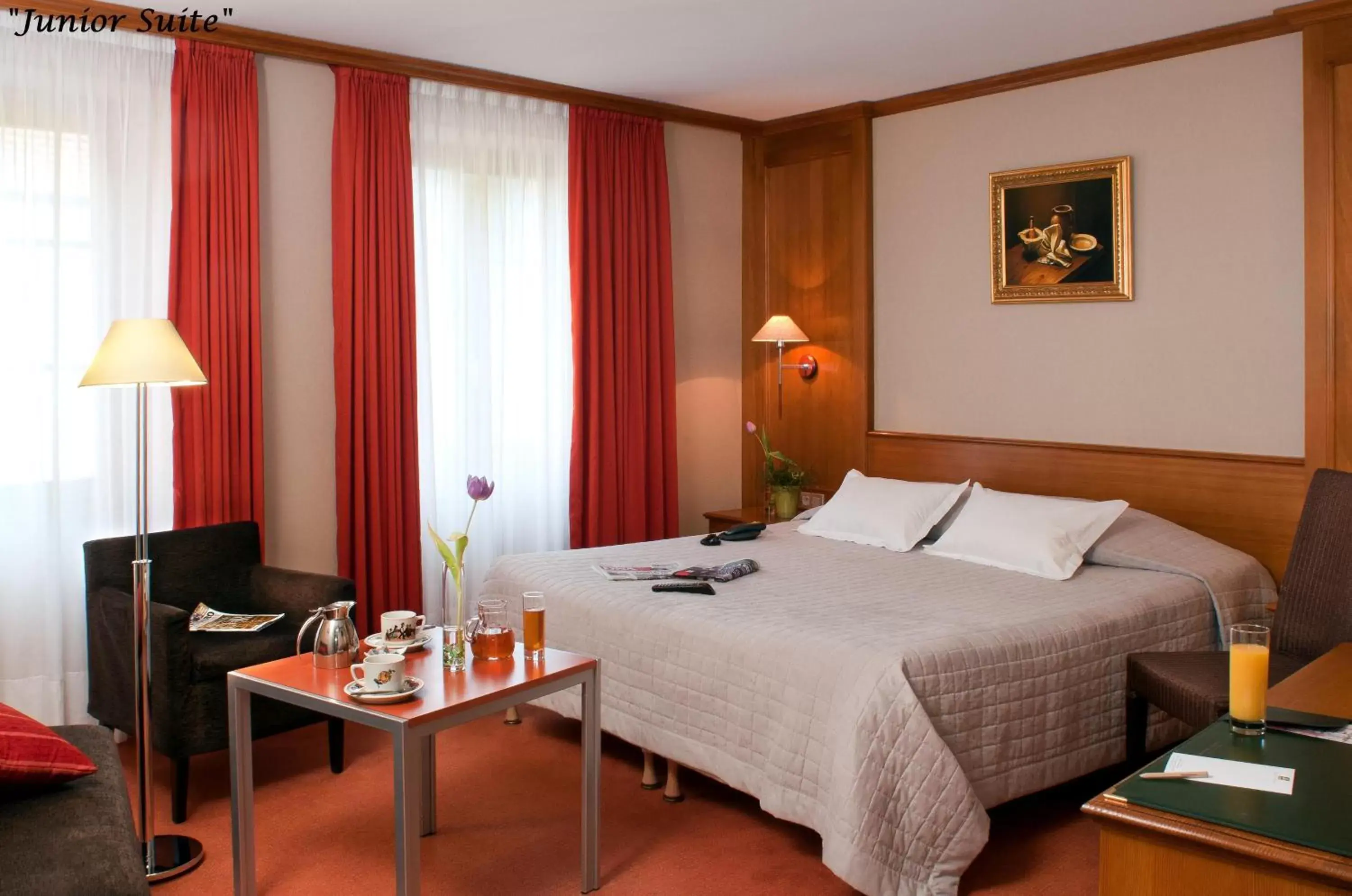 Photo of the whole room, Bed in Hôtel Le Rapp