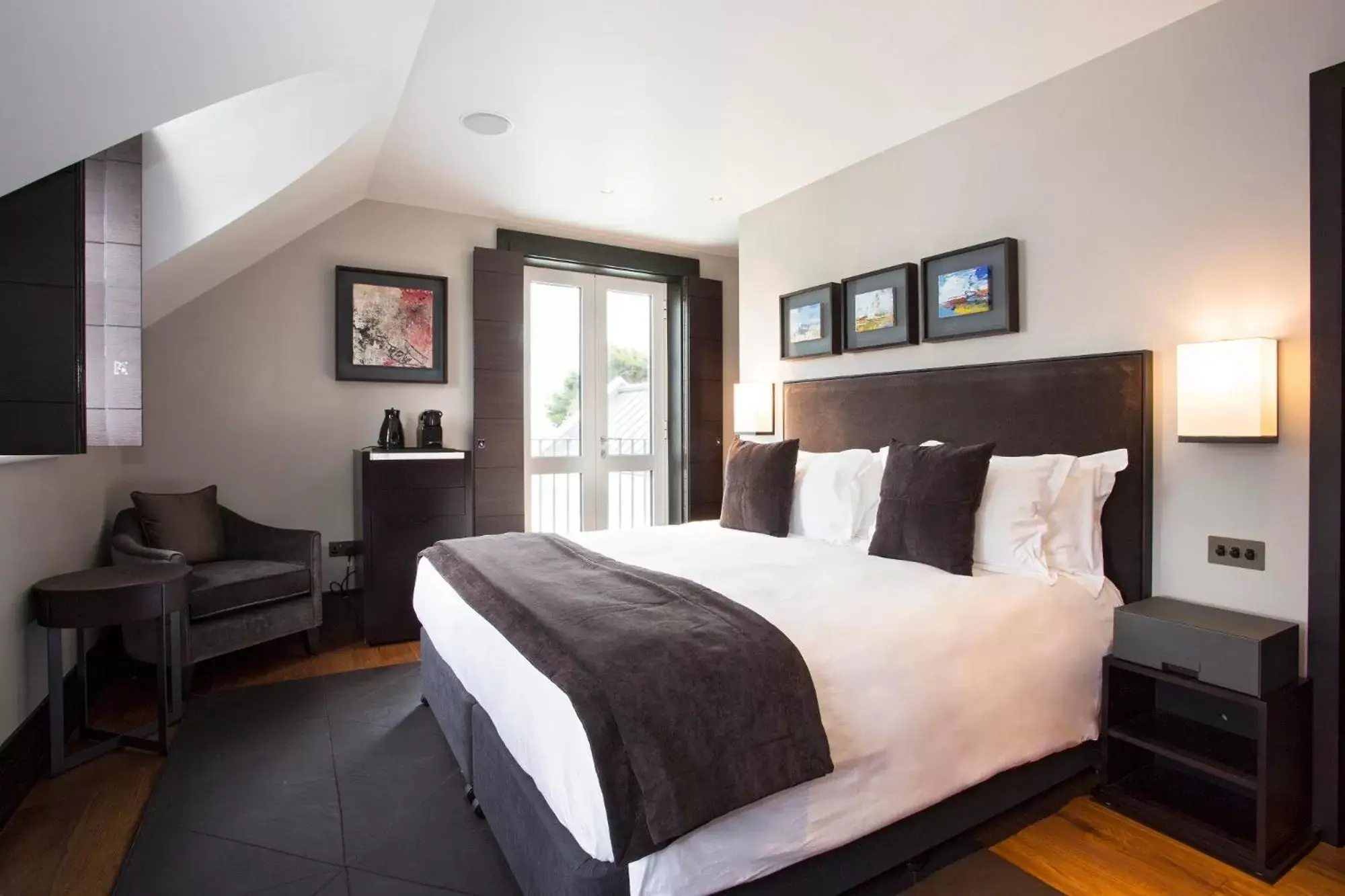 Bedroom, Bed in Twr y Felin Hotel