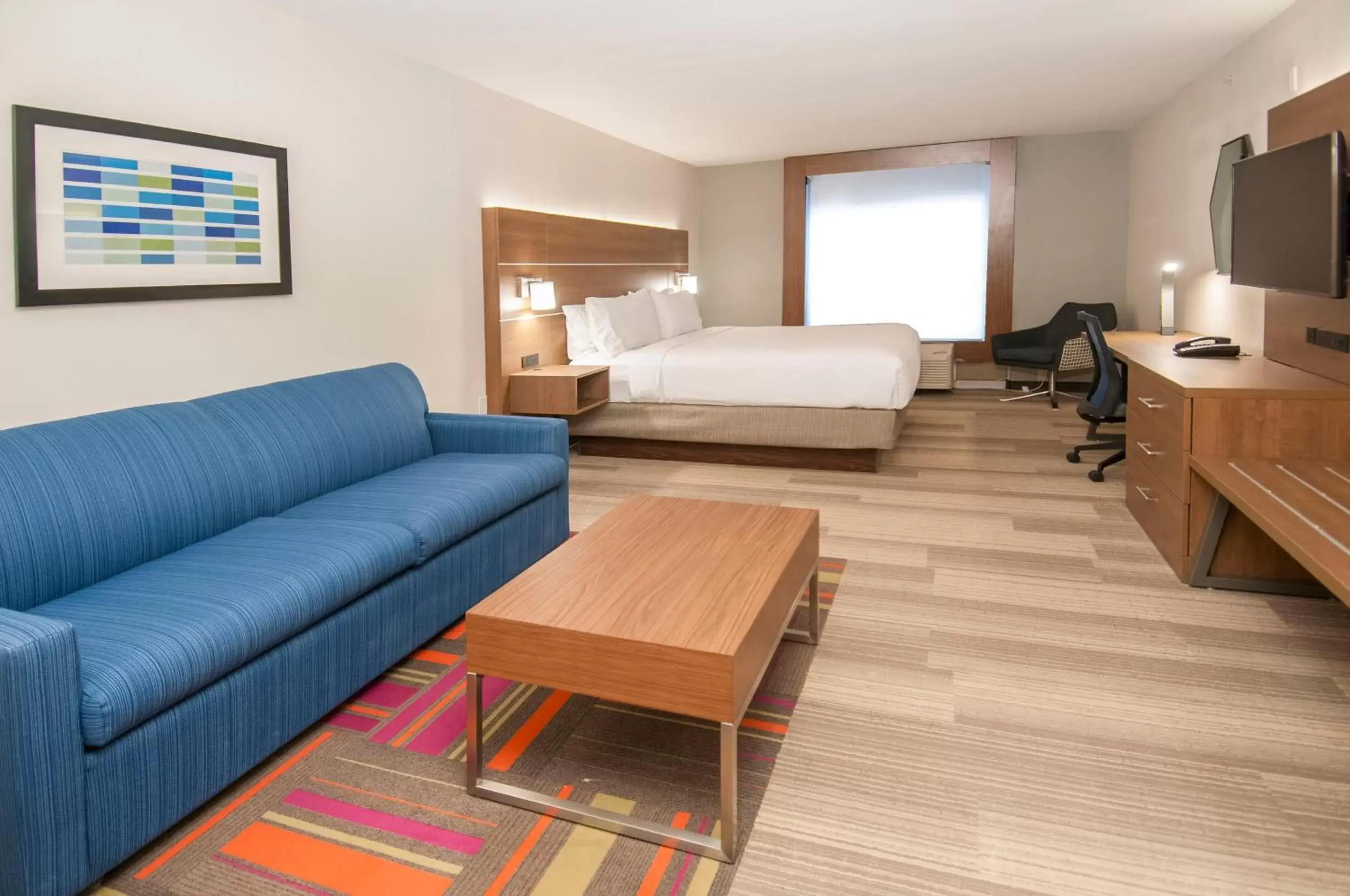 Photo of the whole room, Seating Area in Holiday Inn Express Hotel & Suites Dallas-North Tollway/North Plano, an IHG Hotel
