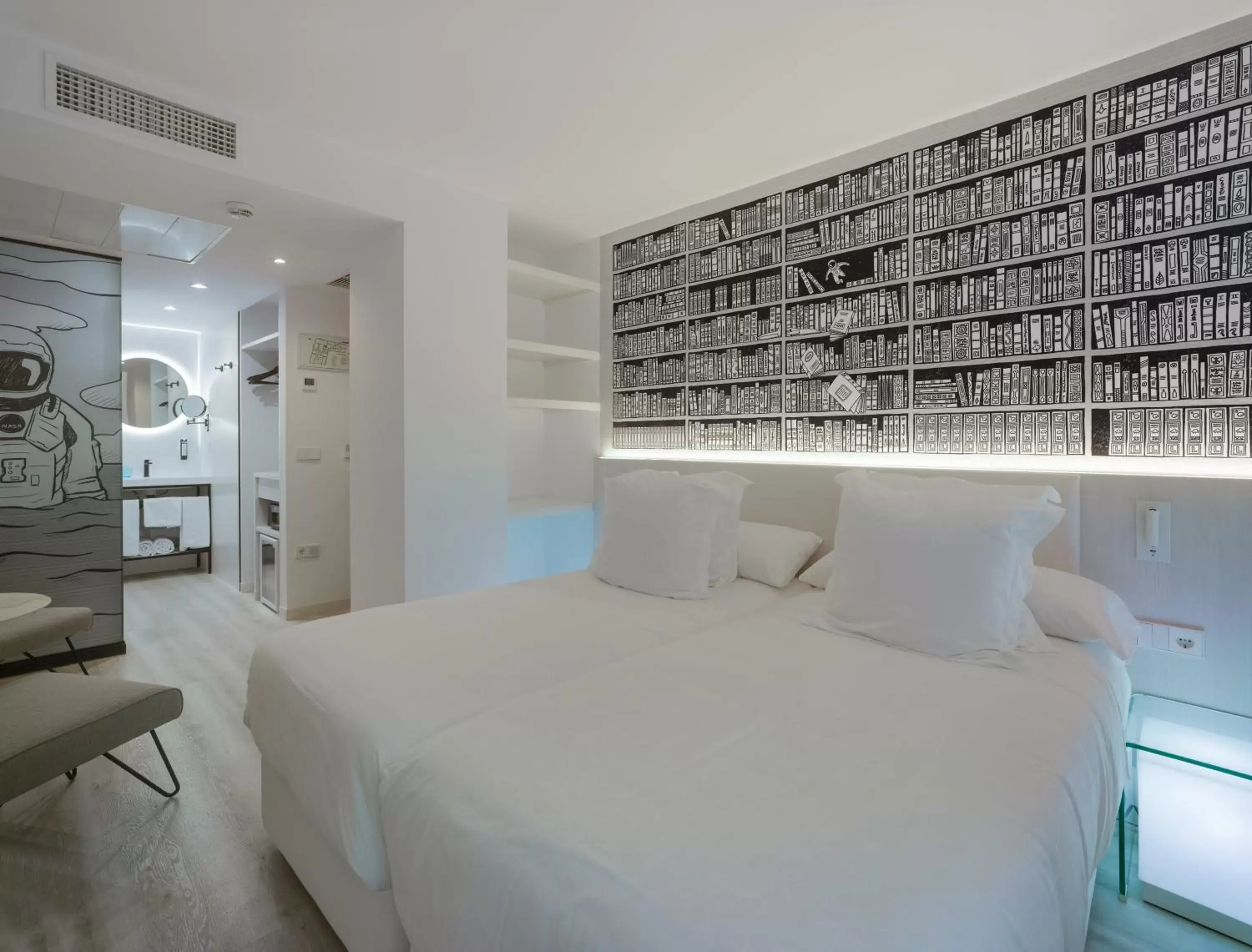 Bedroom, Bed in Dormirdcine Alicante