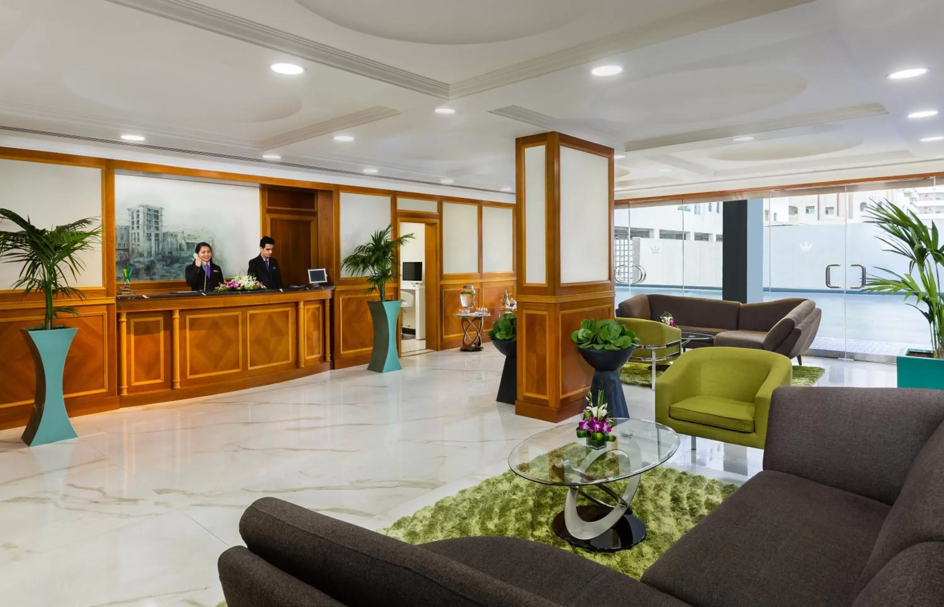 Staff, Lobby/Reception in Savoy Park Hotel Apartments