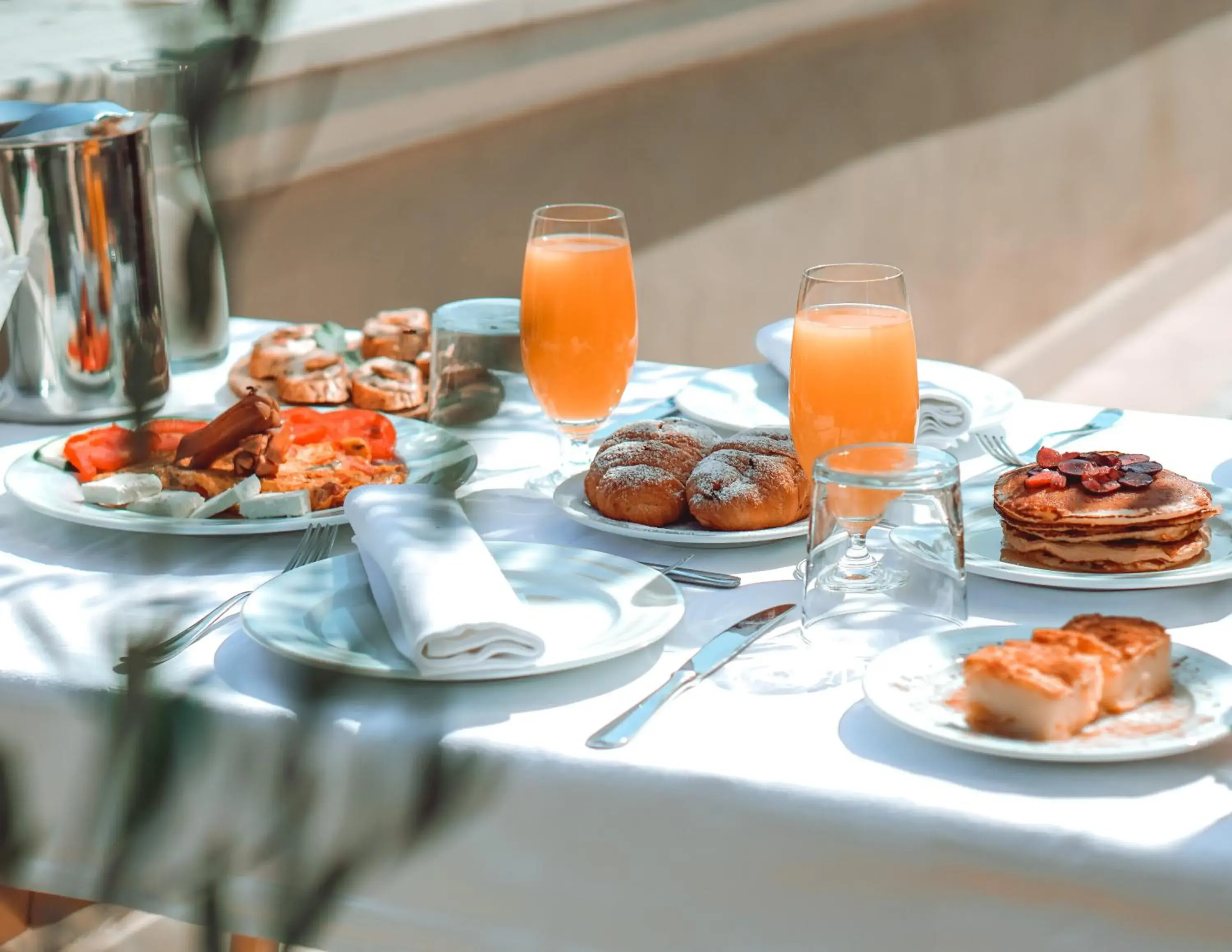 Food and drinks, Breakfast in Hotel Argjiro