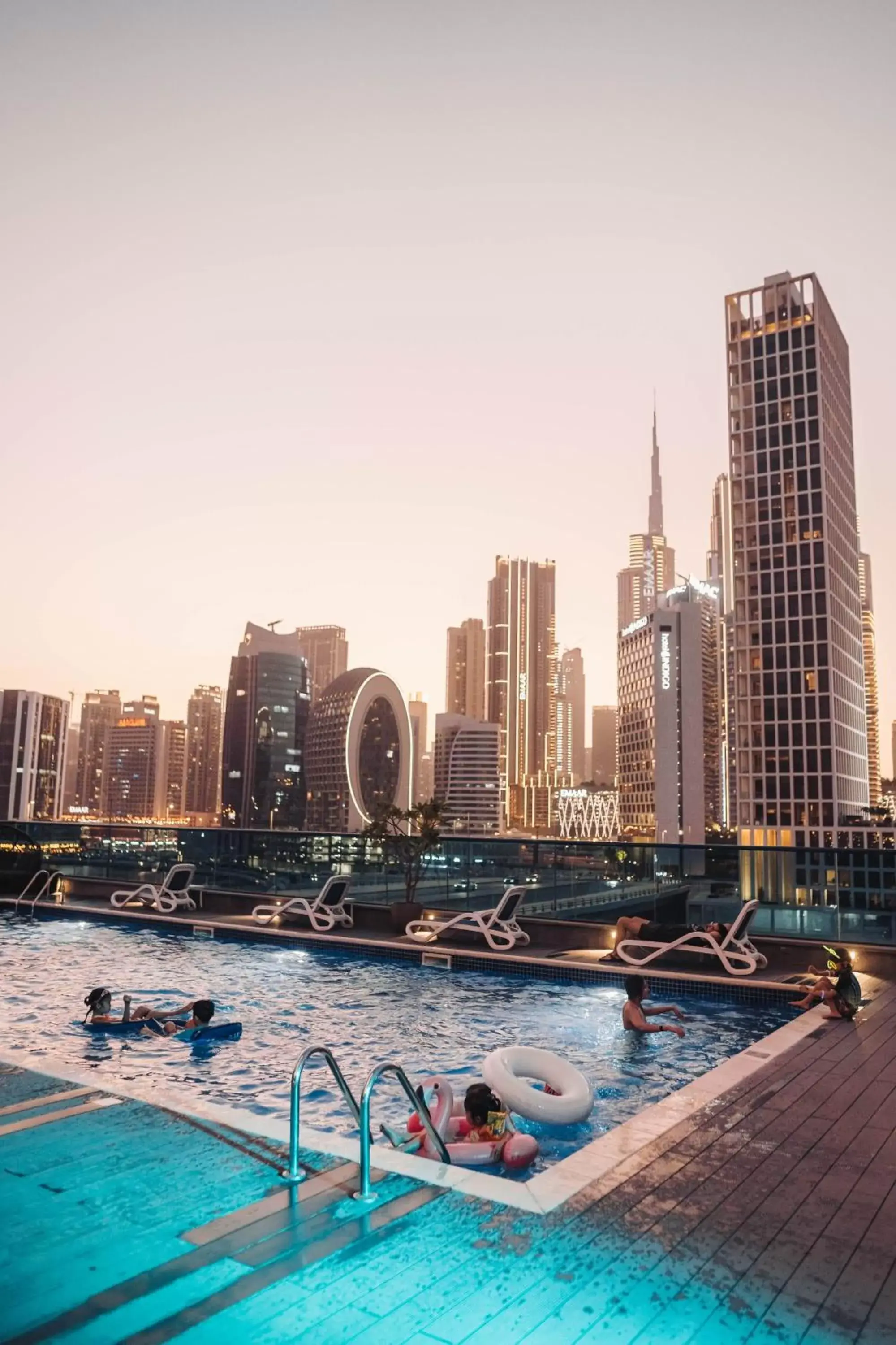 City view in Radisson Blu Hotel, Dubai Canal View
