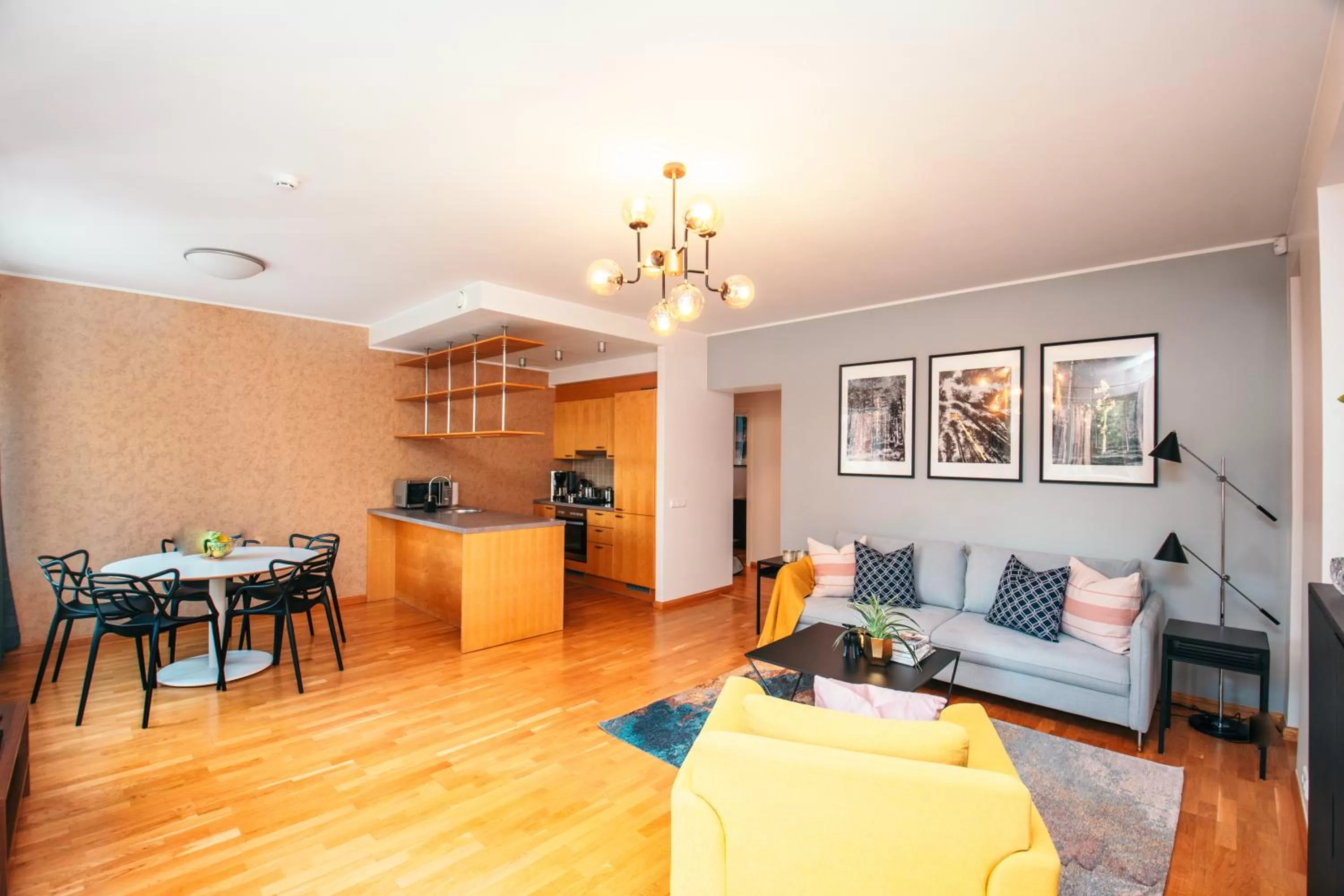 Living room in Tallinn City Apartments Freedom Square