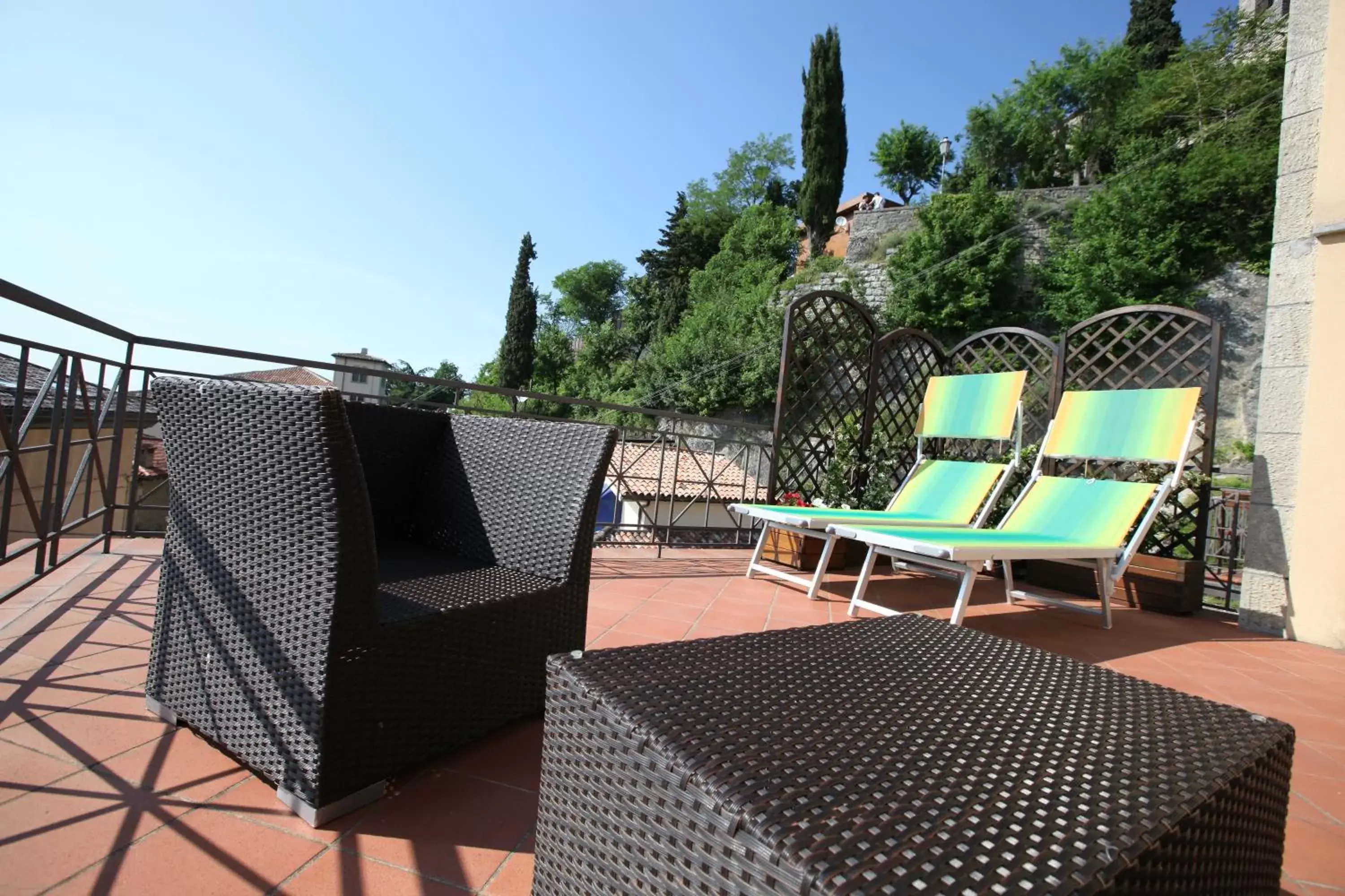 Patio, Swimming Pool in Hotel Rosa