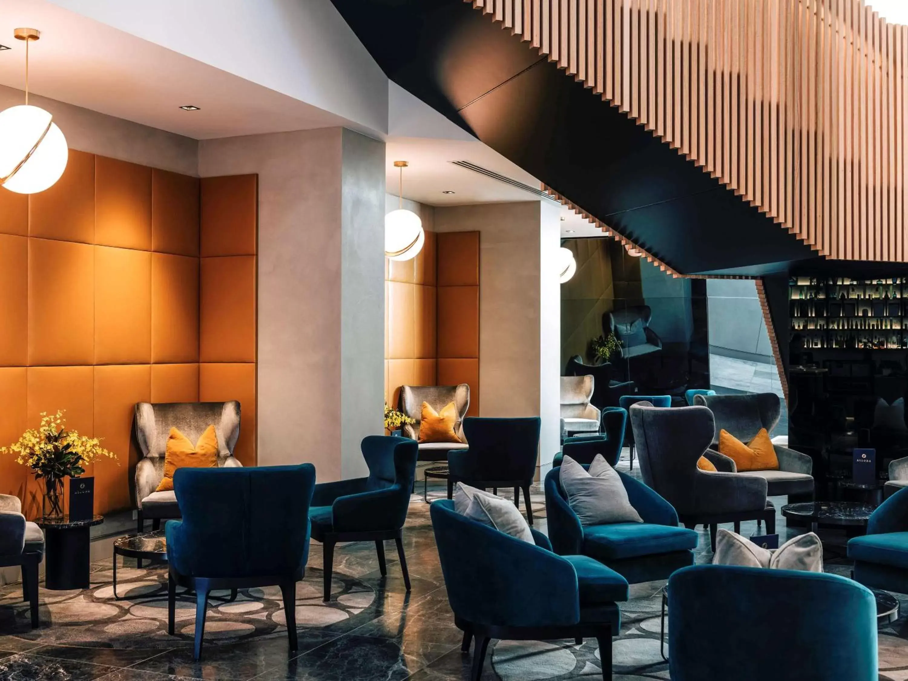 Lounge or bar in Novotel Melbourne South Wharf
