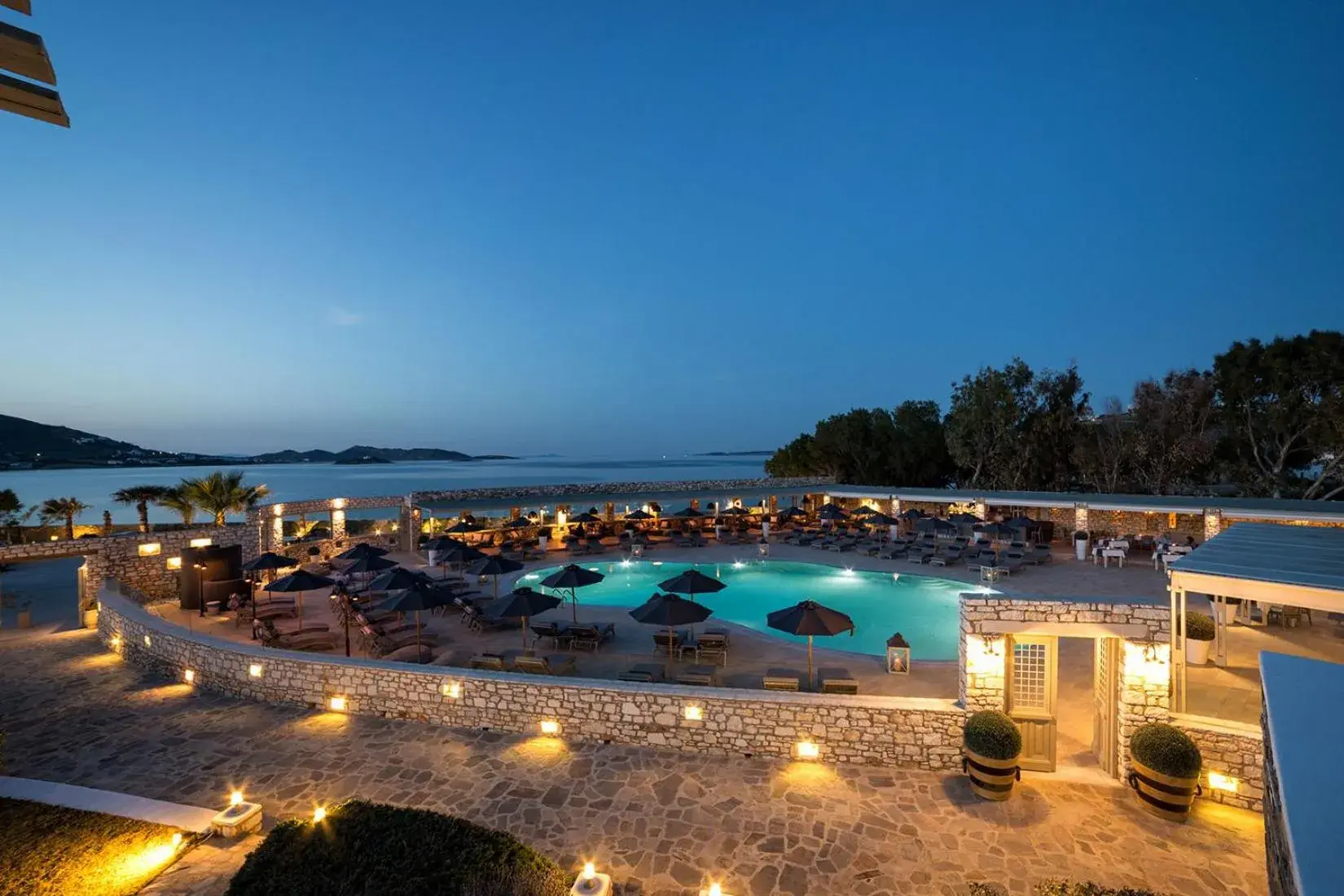 Bird's eye view, Pool View in Saint Andrea Seaside Resort