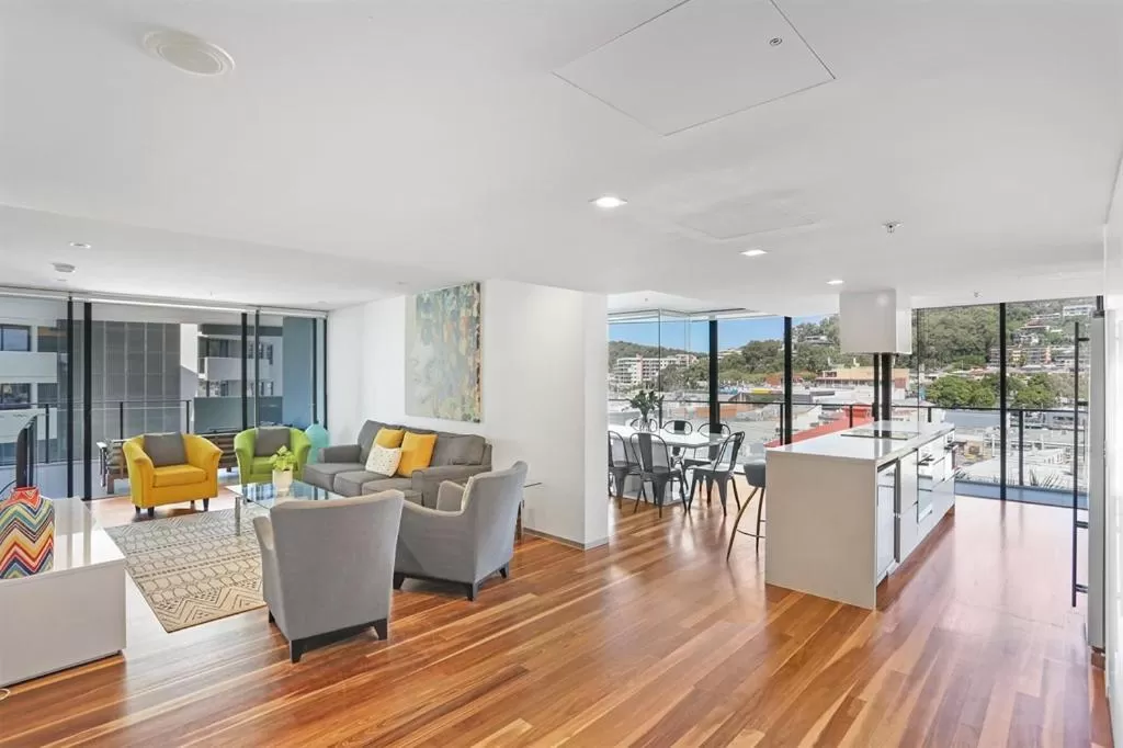Living room in Ambience on Burleigh Beach