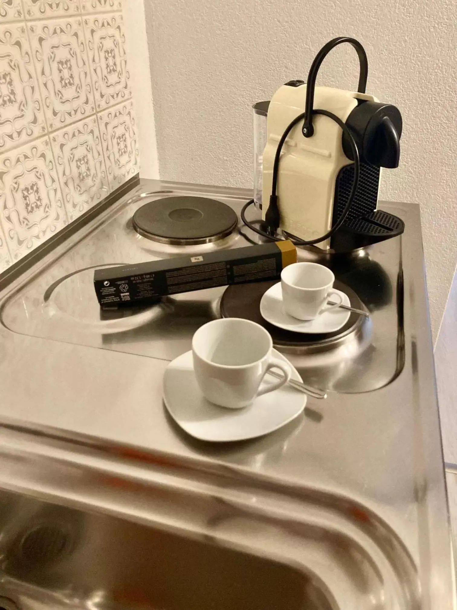 Coffee/tea facilities, Kitchen/Kitchenette in Garni Villa Siesta Park