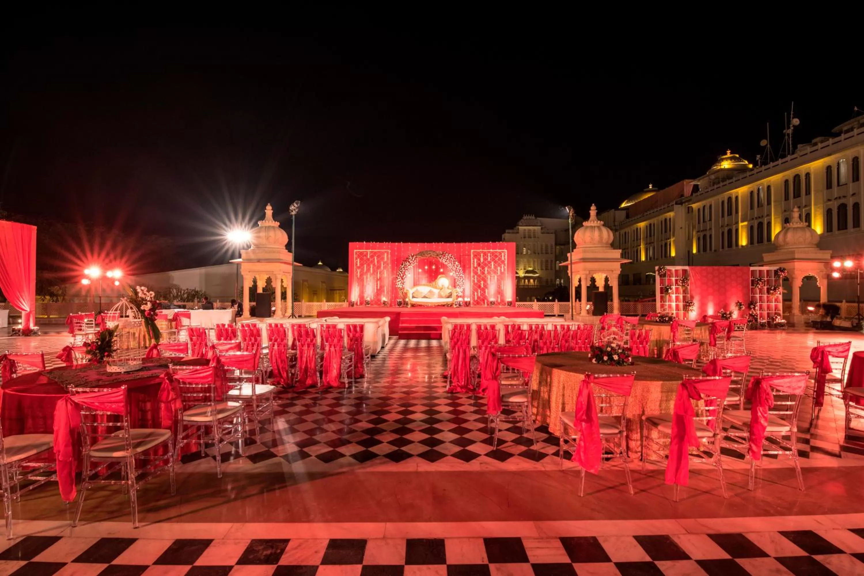 BBQ facilities in Radisson Blu Udaipur Palace Resort & Spa