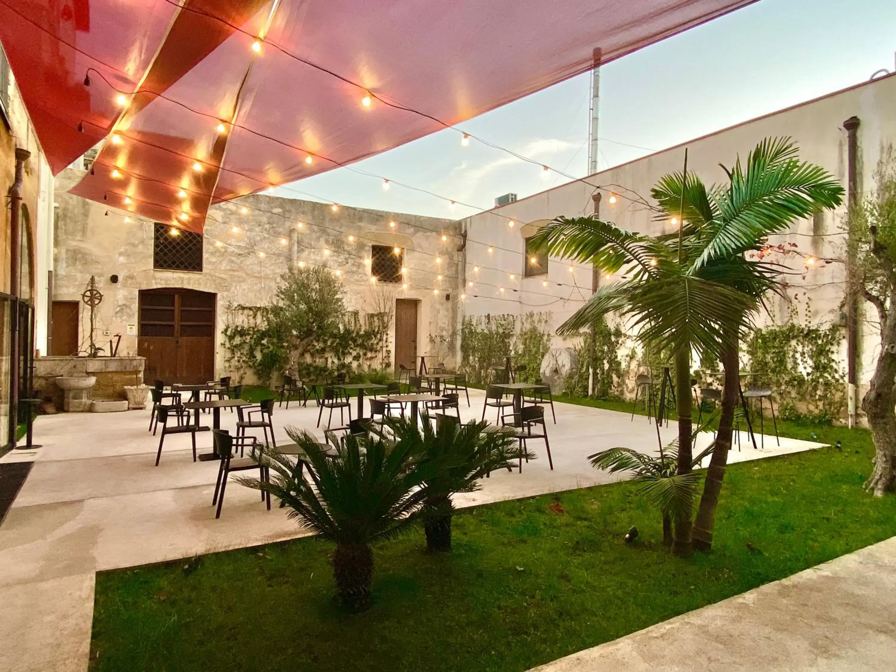 Patio in B&B Palazzo Corselli