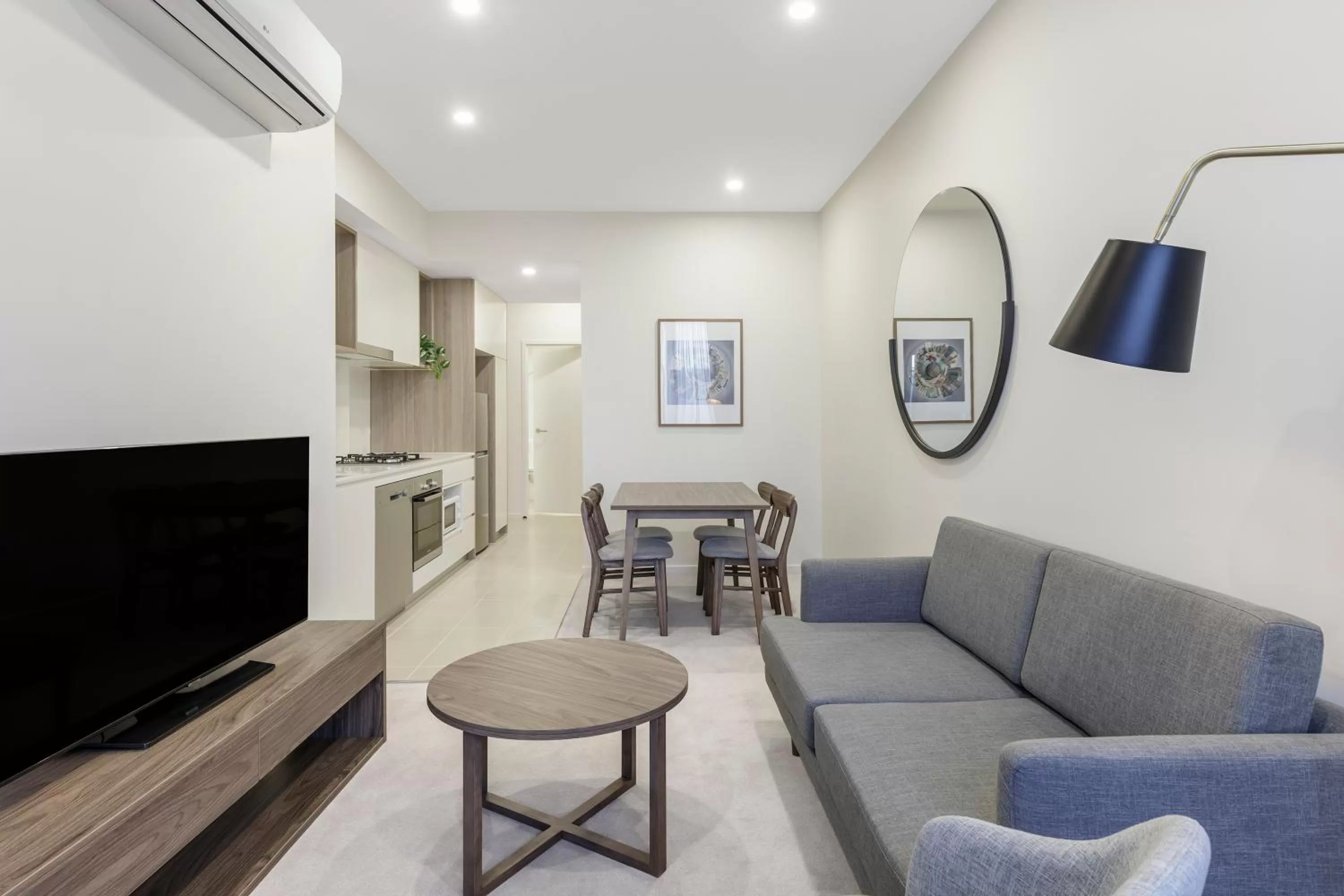 Living room in Brady Apartment Hotel Hardware Lane