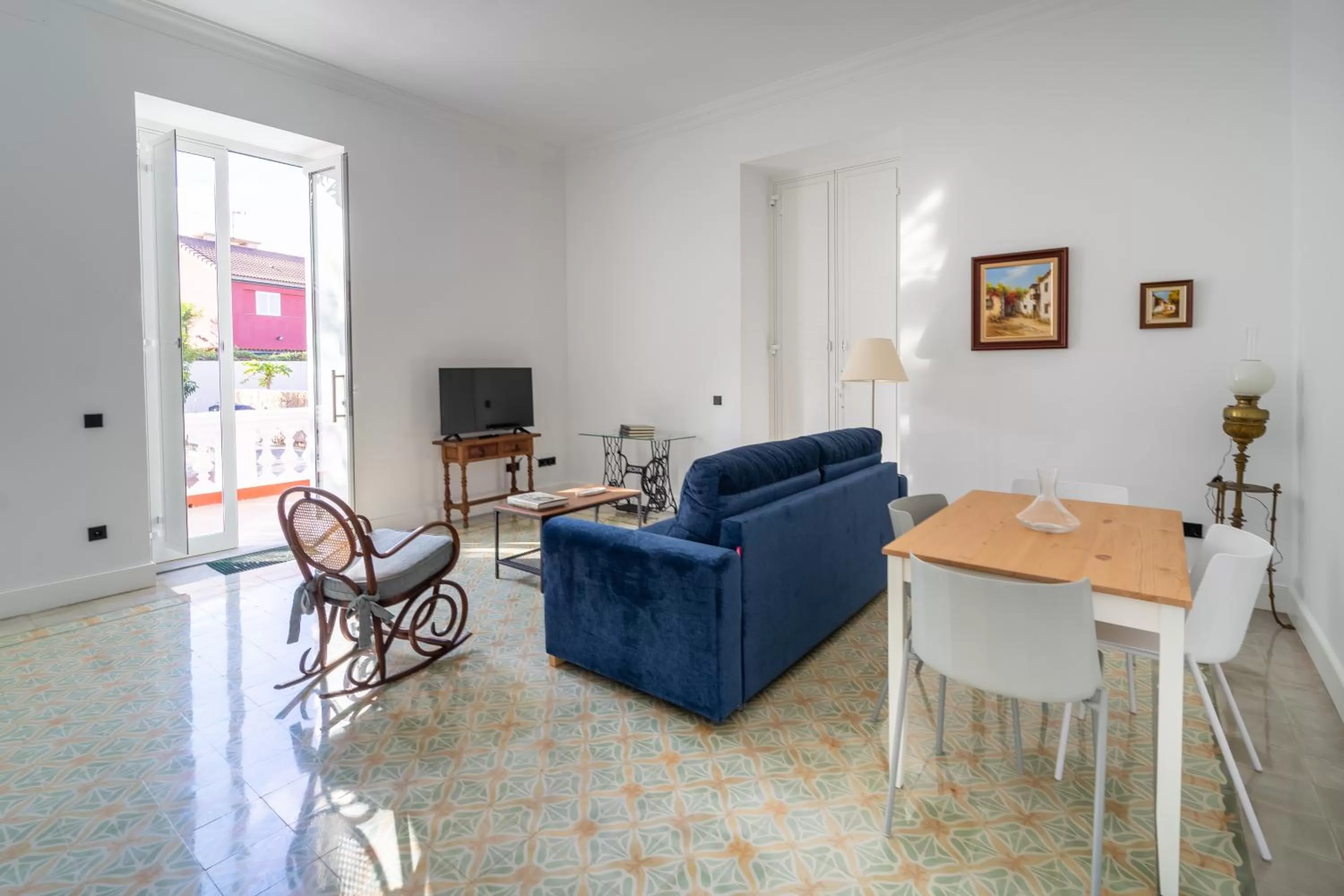 Living room in Albor Suites