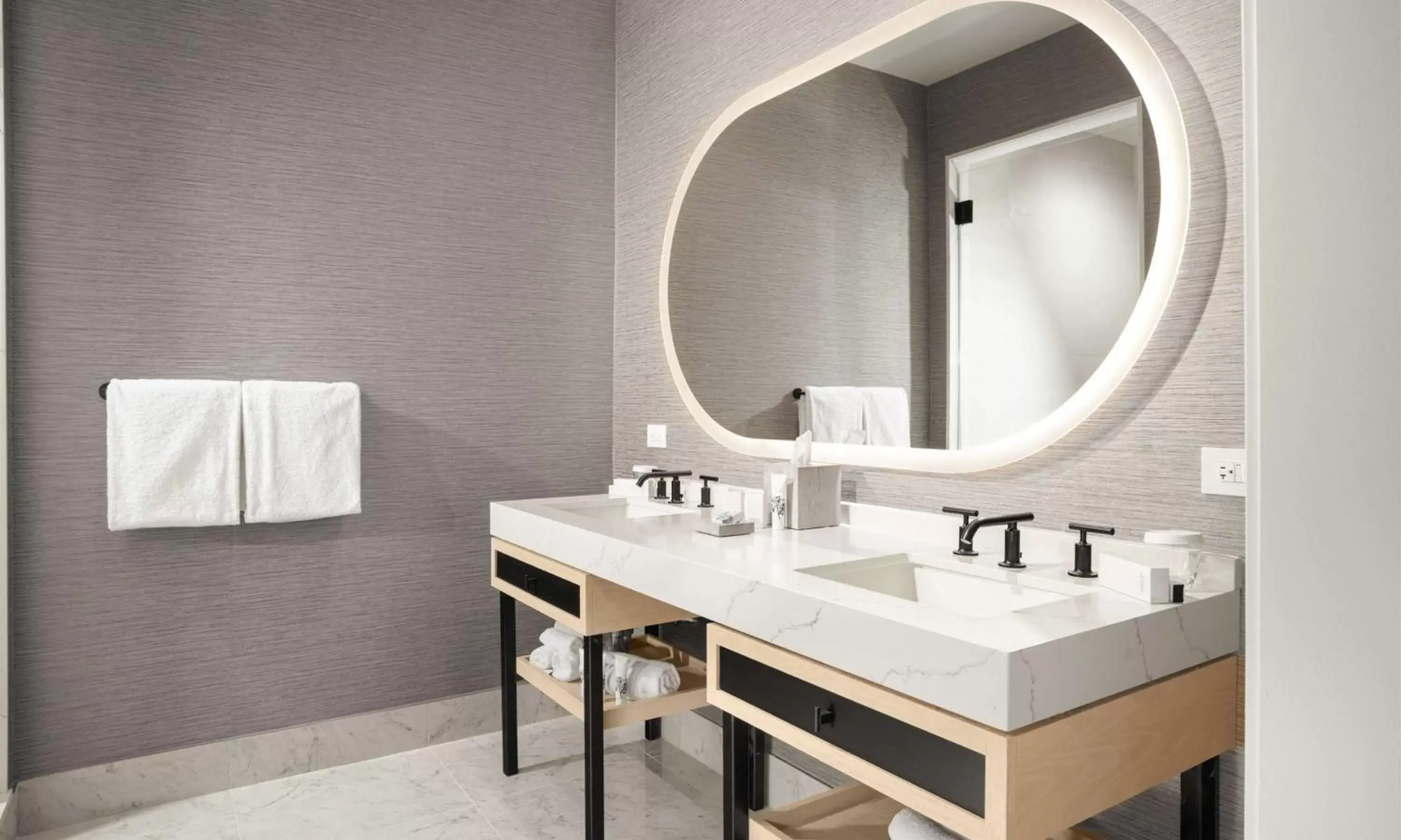 Bathroom in Virgin Hotels Las Vegas, Curio Collection by Hilton