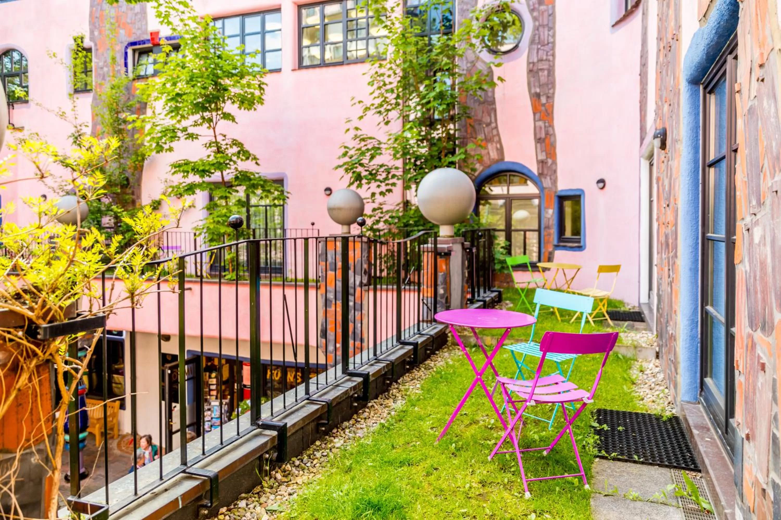 Patio in artHOTEL Magdeburg