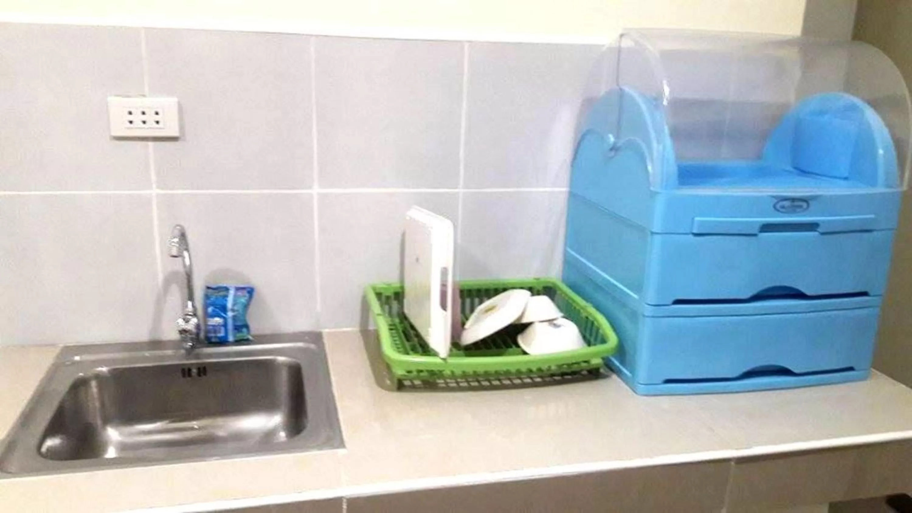 Kitchen or kitchenette in Gaea's Apartments