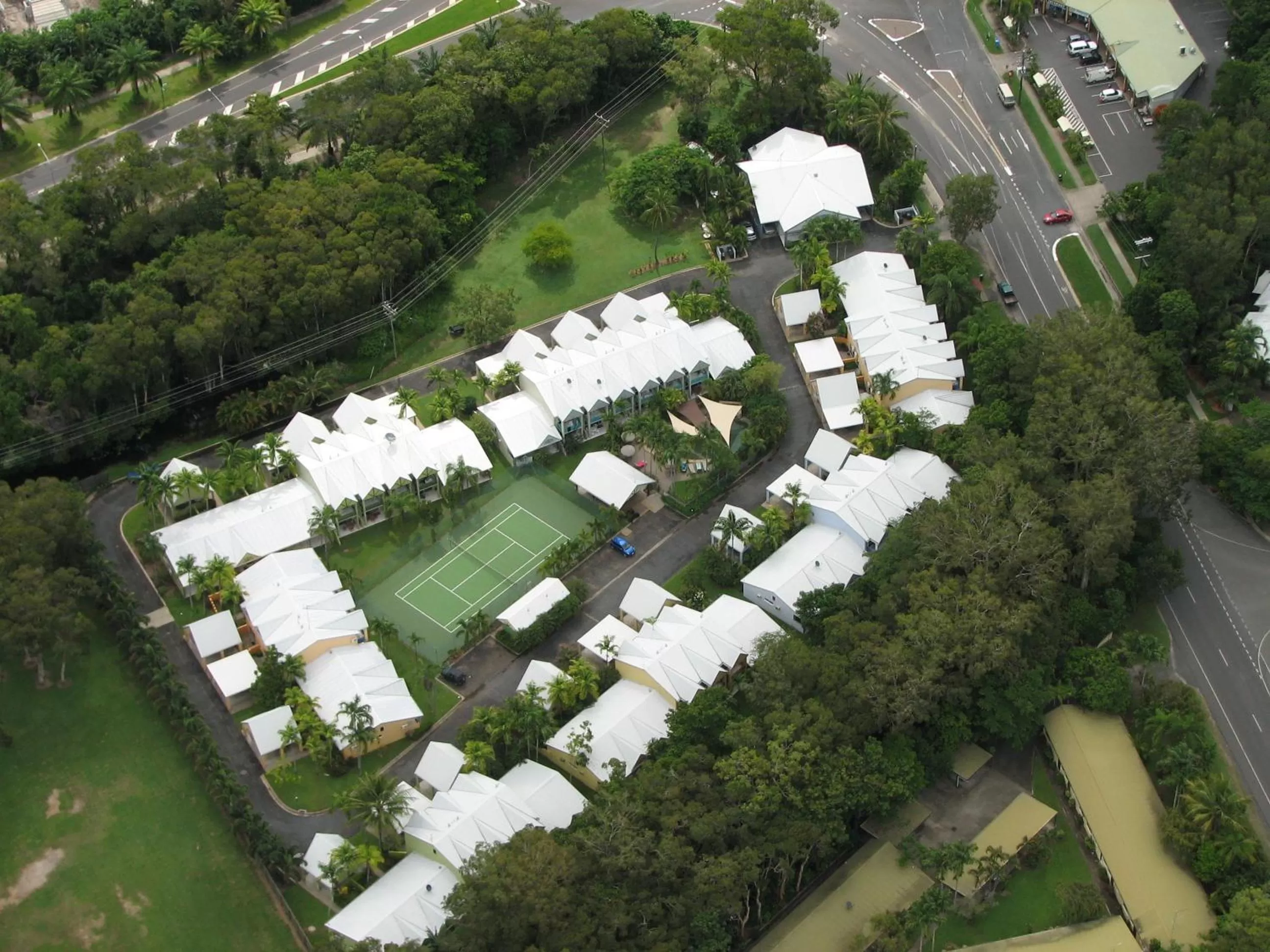 Bird's eye view, Bird's-eye View in TiTree Village Holiday Apartments