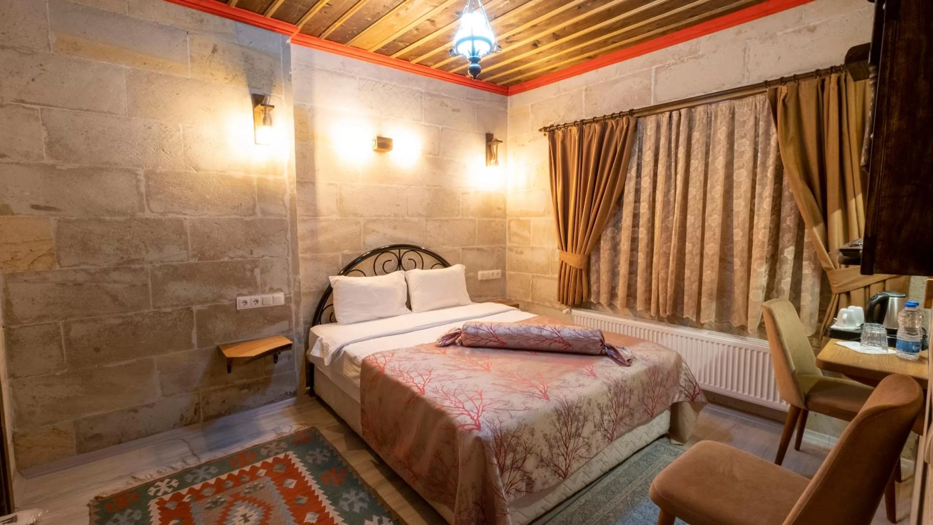 Photo of the whole room, Bed in In Stone House