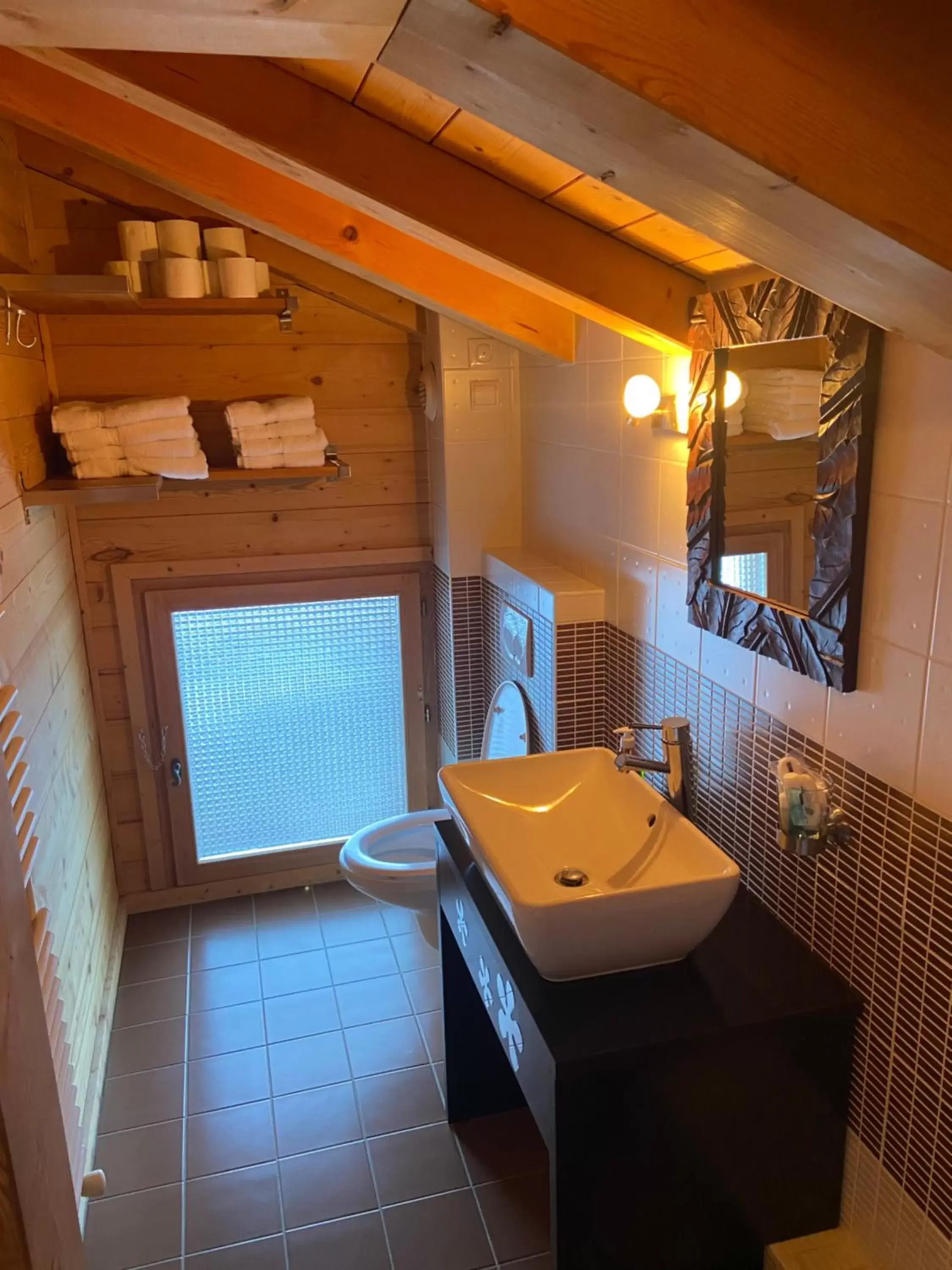 Bathroom in Bed and Breakfast Chalet Manava