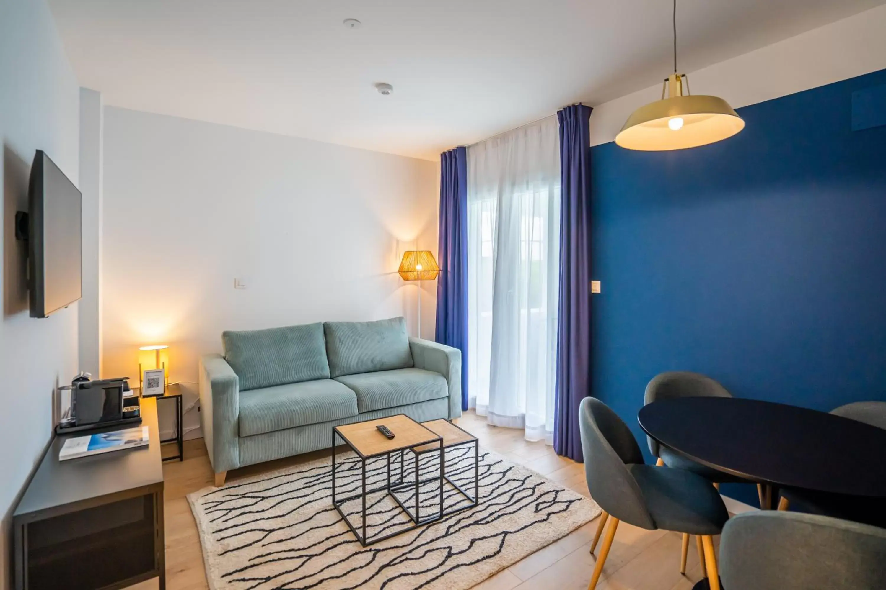 Living room, Seating Area in abba Apartments Playa de Gros San Sebastián