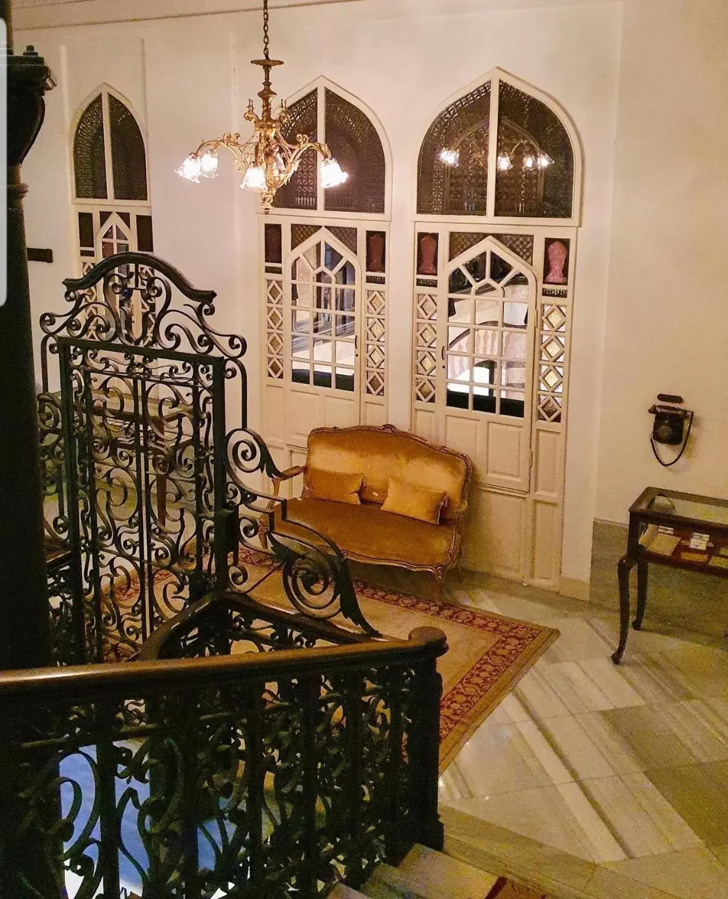 Seating Area in Pera Palace Hotel