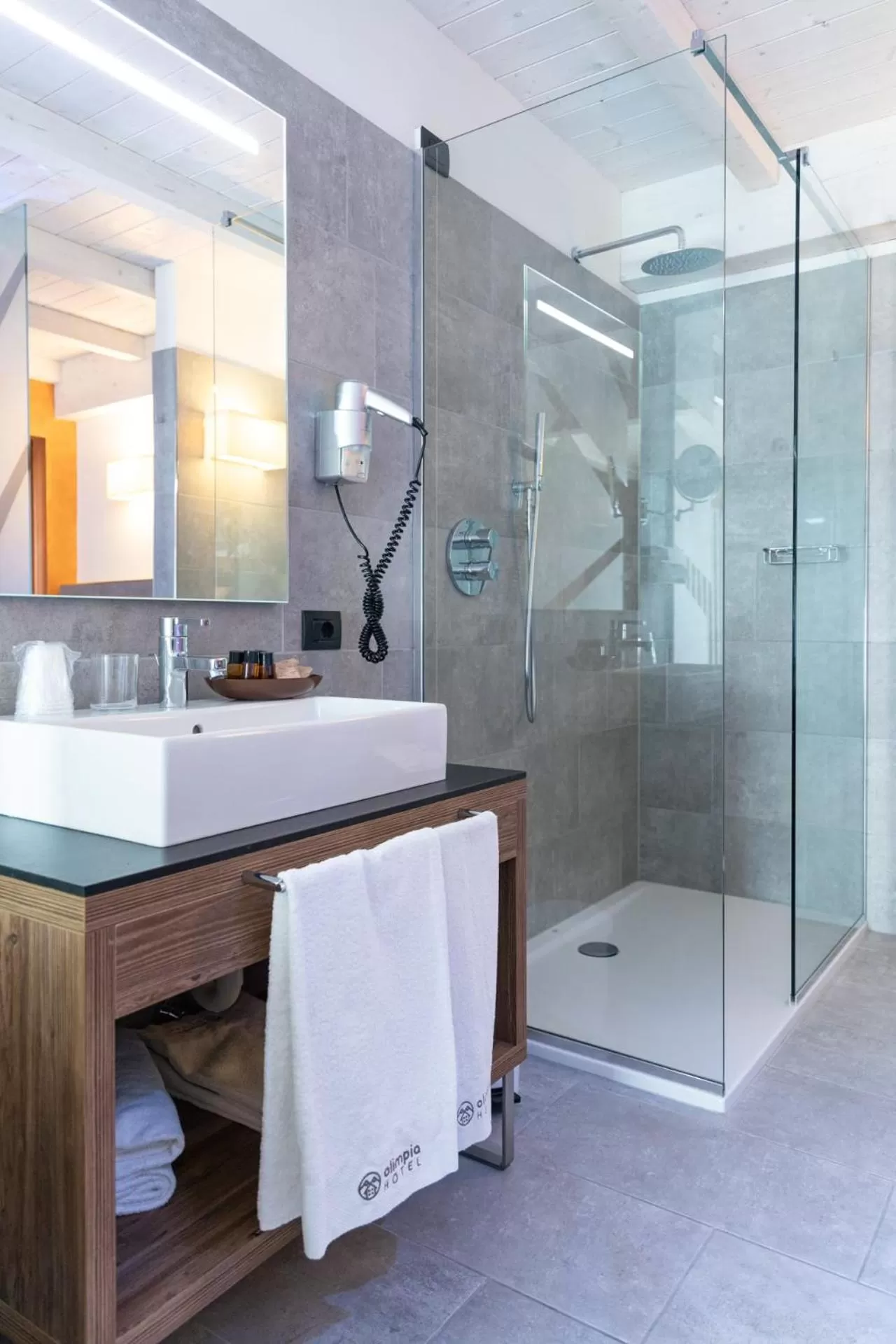 Shower in Olimpia Hotel