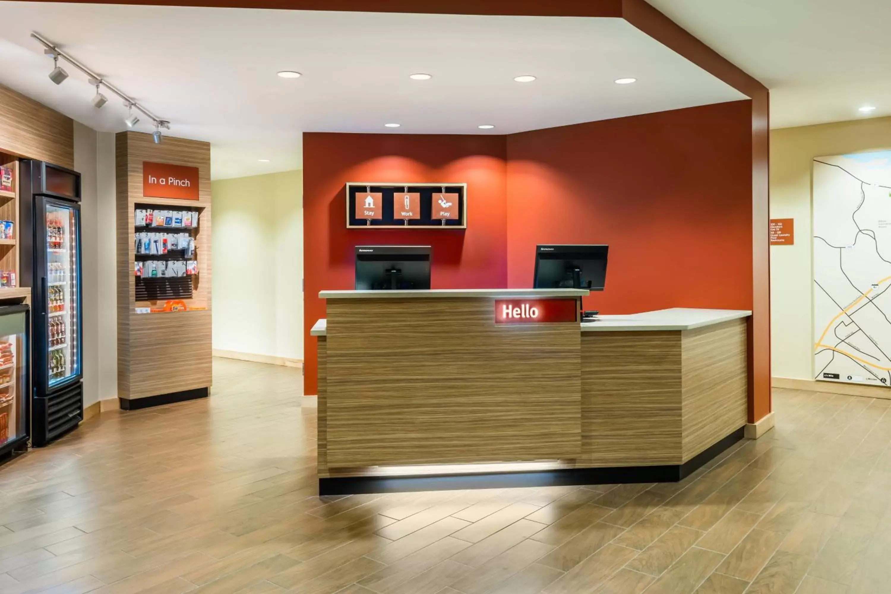 Lobby or reception, Lobby/Reception in TownePlace Suites by Marriott Latham Albany Airport