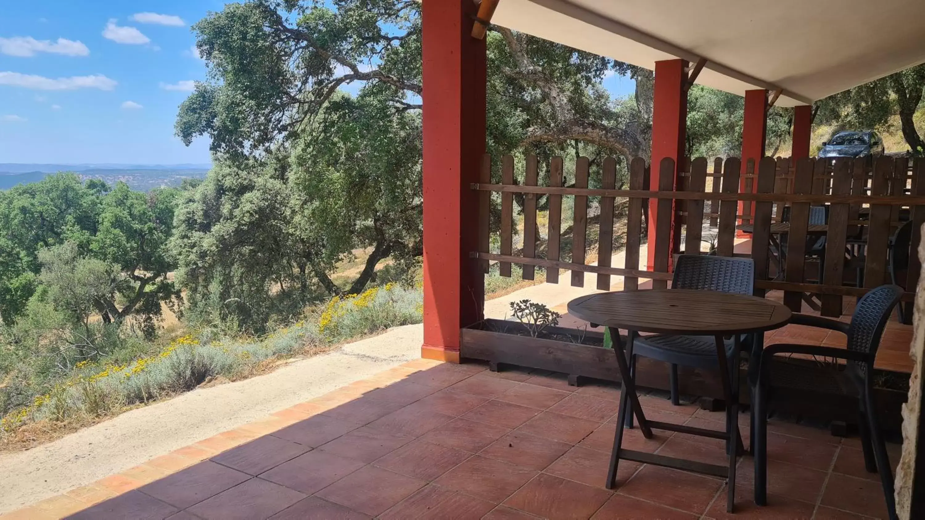 Balcony/Terrace in Hotel La Era de Aracena - Adults Only