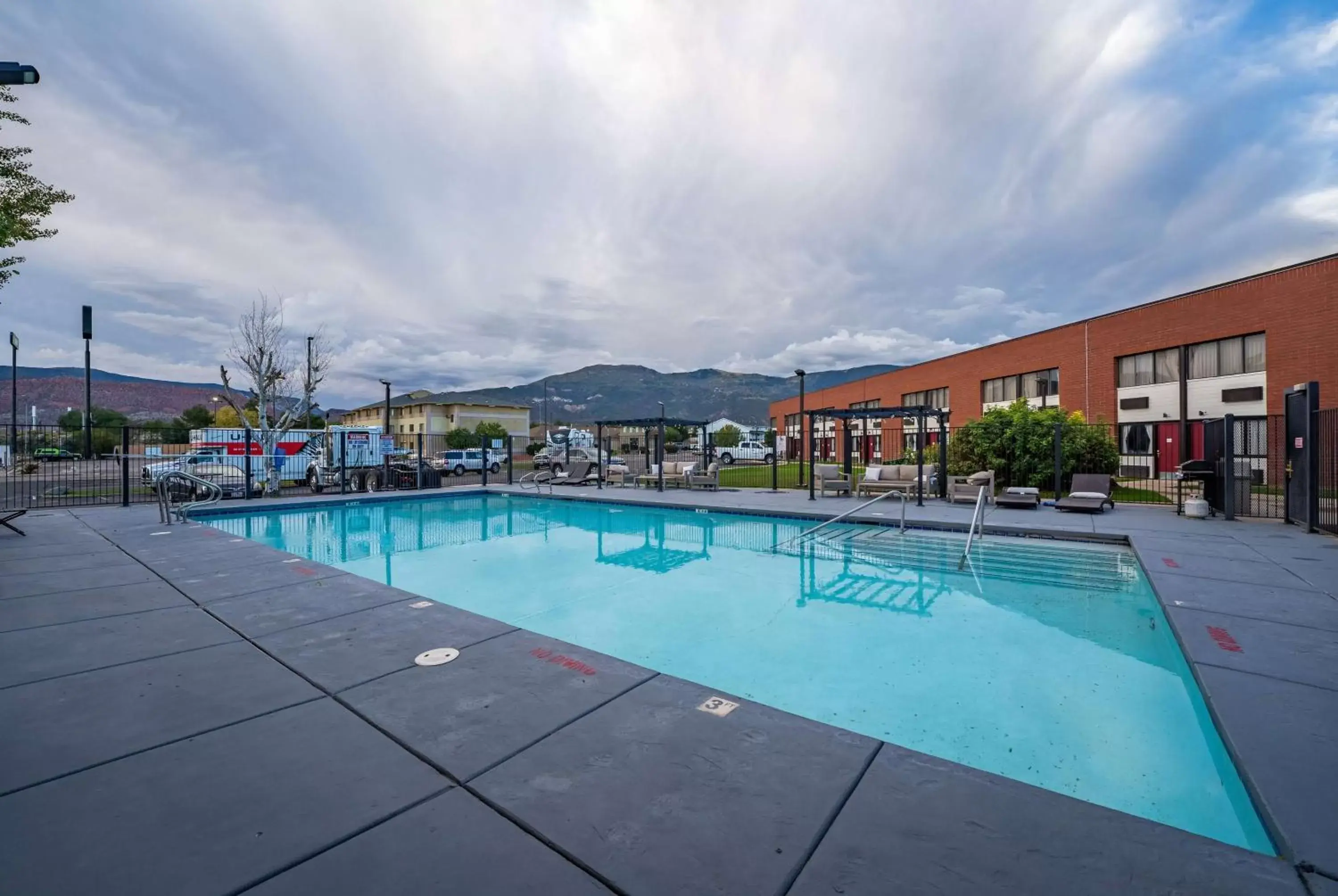 Swimming pool in Ramada by Wyndham Cedar City Swimming pool in Ramada by Wyndham Cedar City