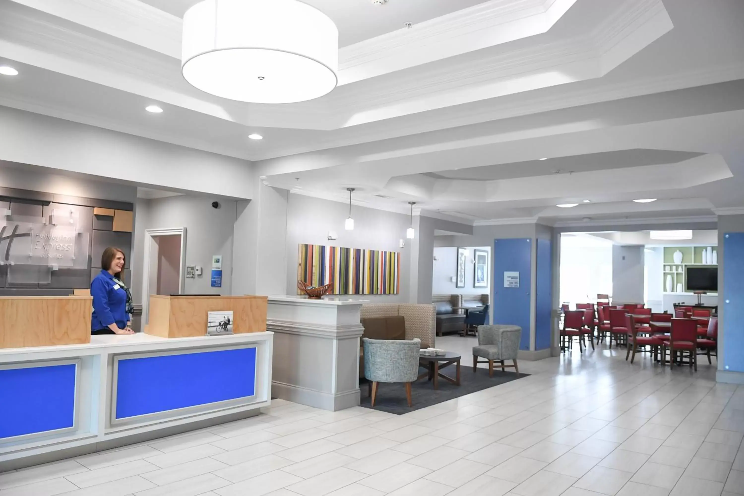 Lobby or reception, Lobby/Reception in Holiday Inn Express & Suites - Valdosta, an IHG Hotel