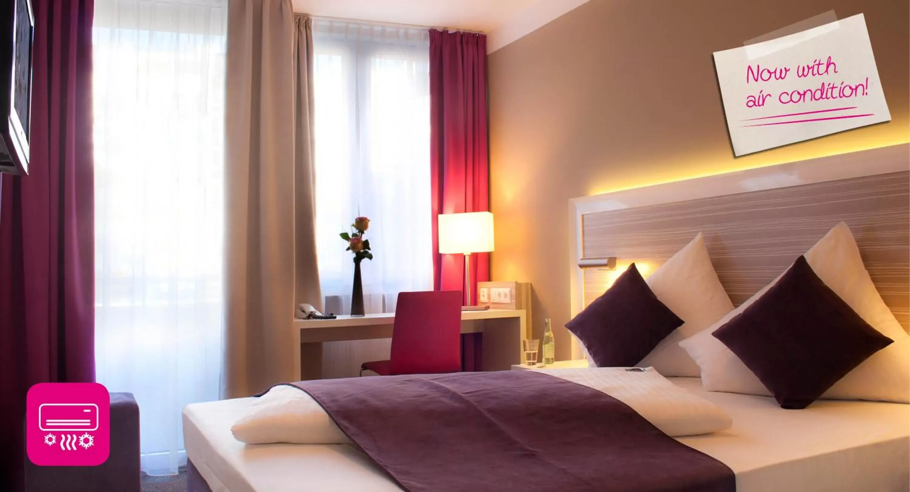 Bed in Hotel Mirabell by Maier Privathotels