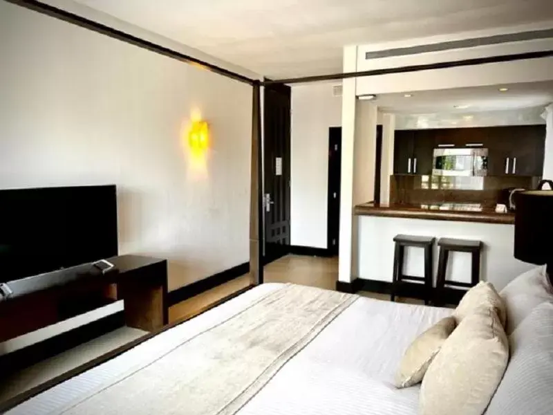 Photo of the whole room, TV/Entertainment Center in Aldea Thai by Mistik Vacation Rentals