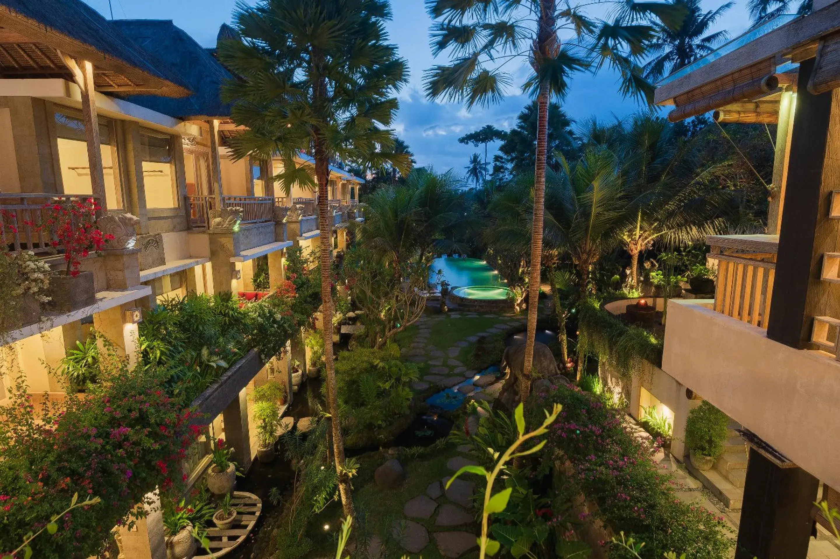 Balcony/Terrace, Pool View in The Udaya Resorts and Spa