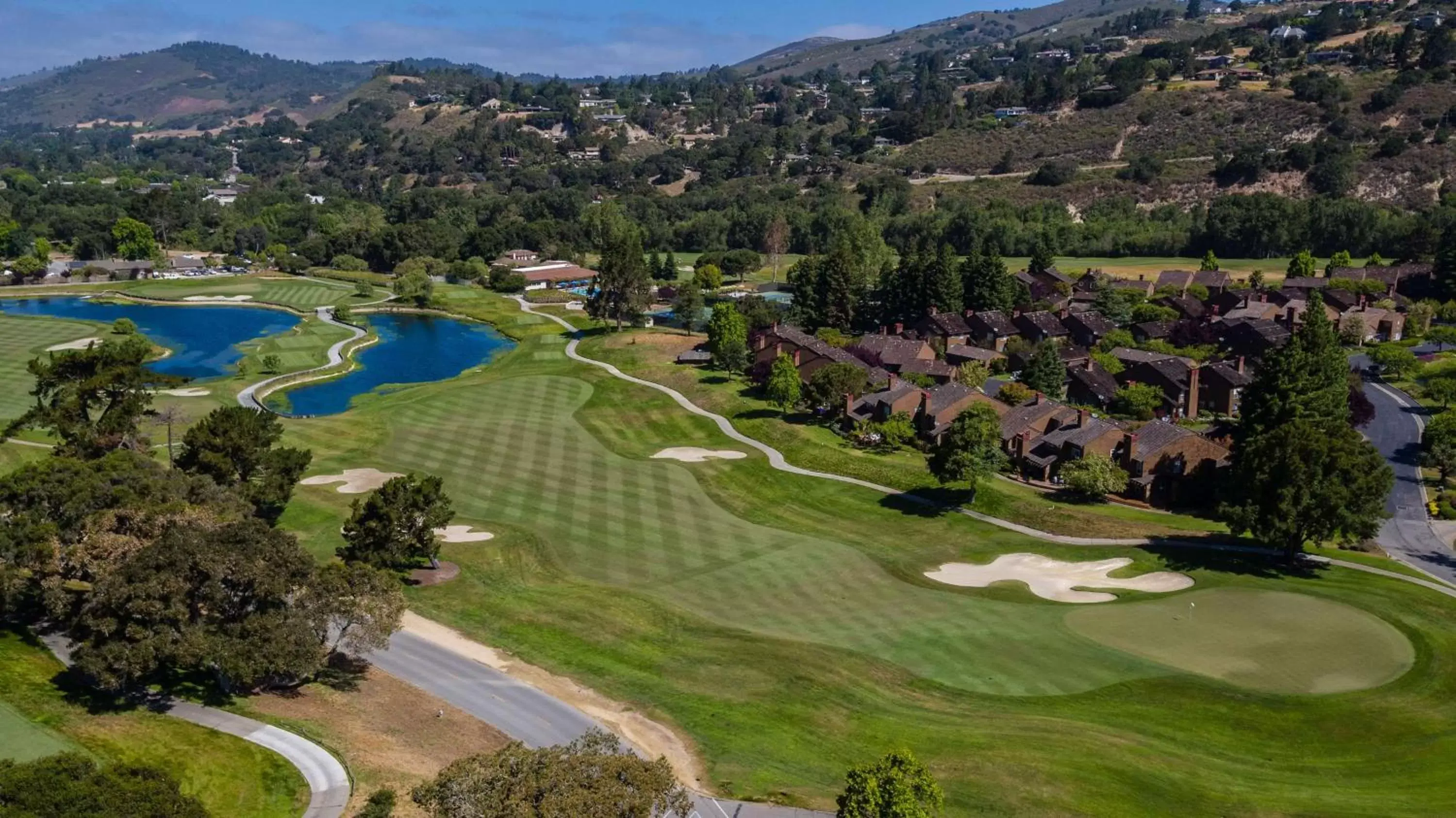 Golfcourse, Bird's-eye View in Carmel Valley Ranch, in The Unbound Collection by Hyatt