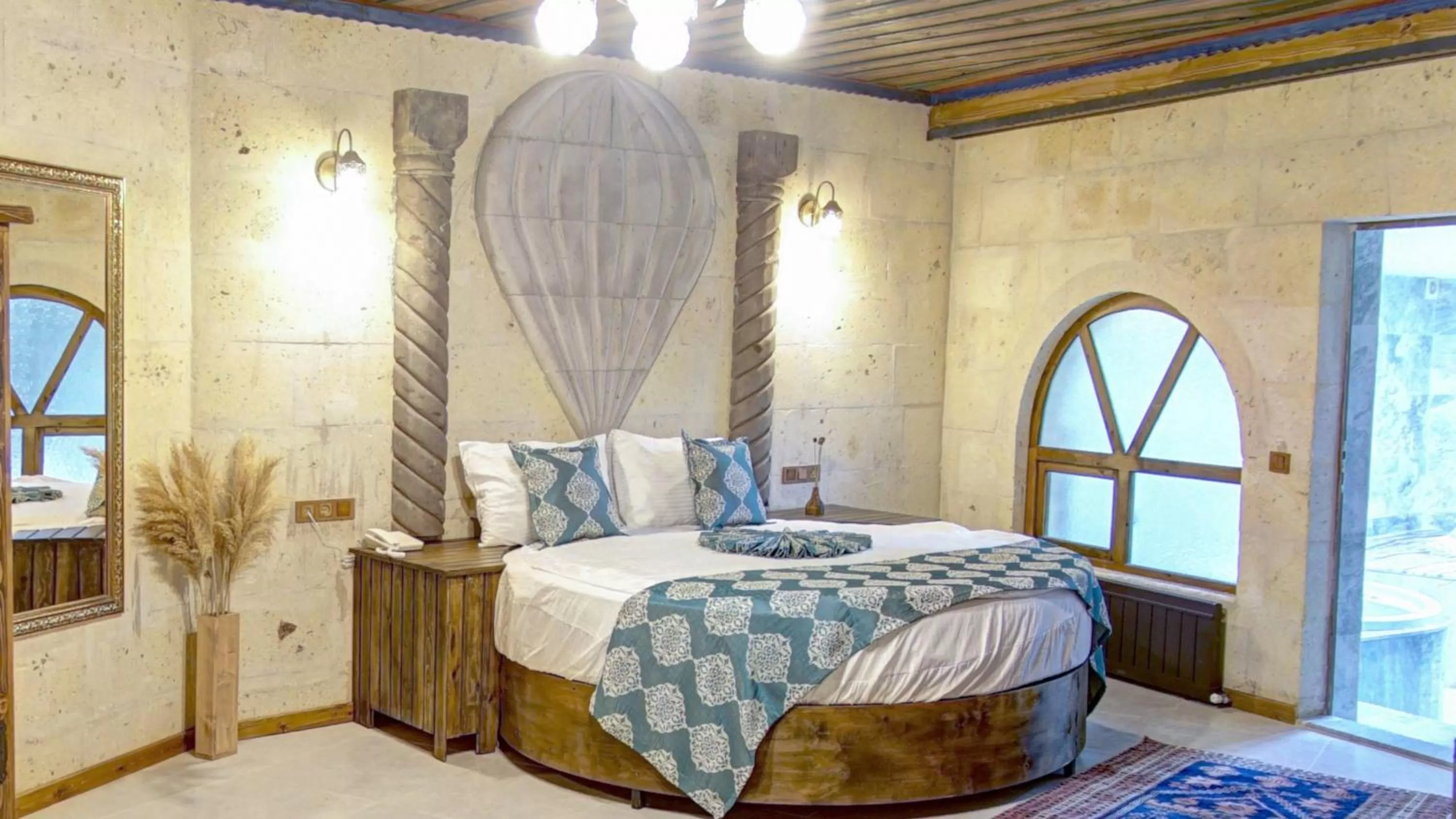 Bed in Premium Cappadocia House