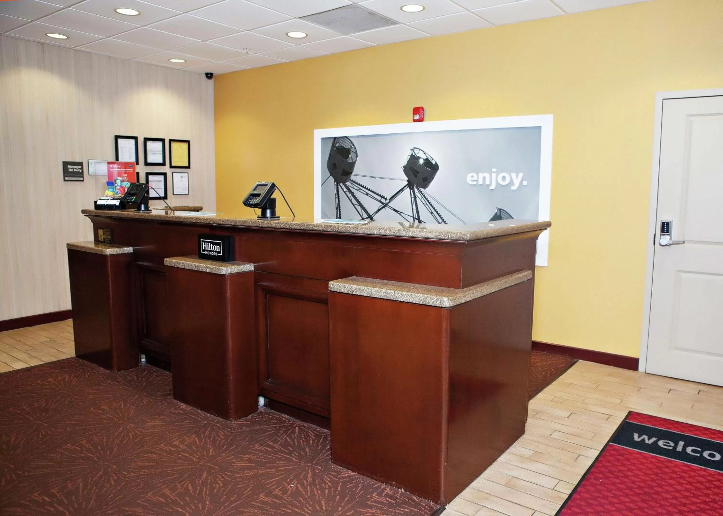 Lobby or reception in Hampton Inn Martin
