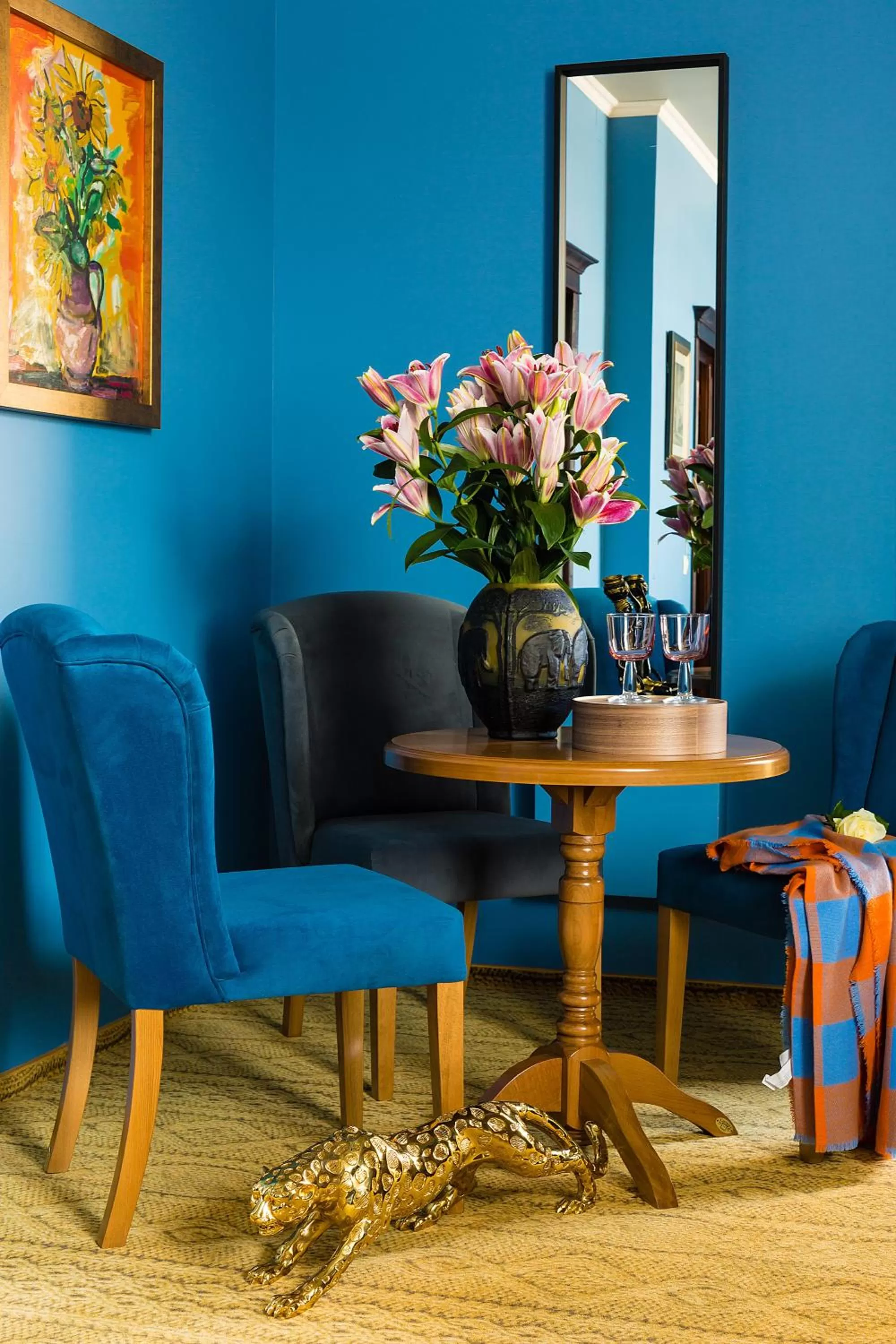 Dining area in Country Spa Retreat
