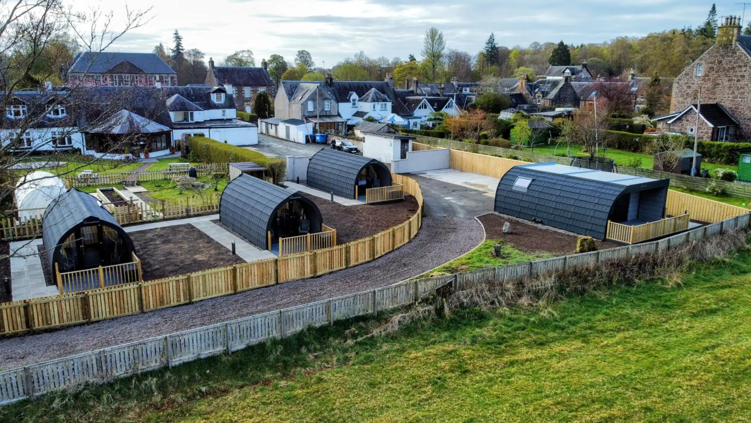 Bird's eye view in Callander Hostel