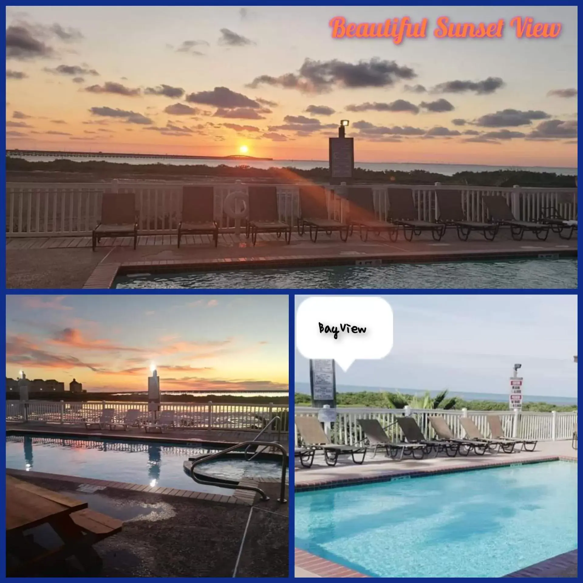 Swimming pool in Blue Bay Inn and Suites