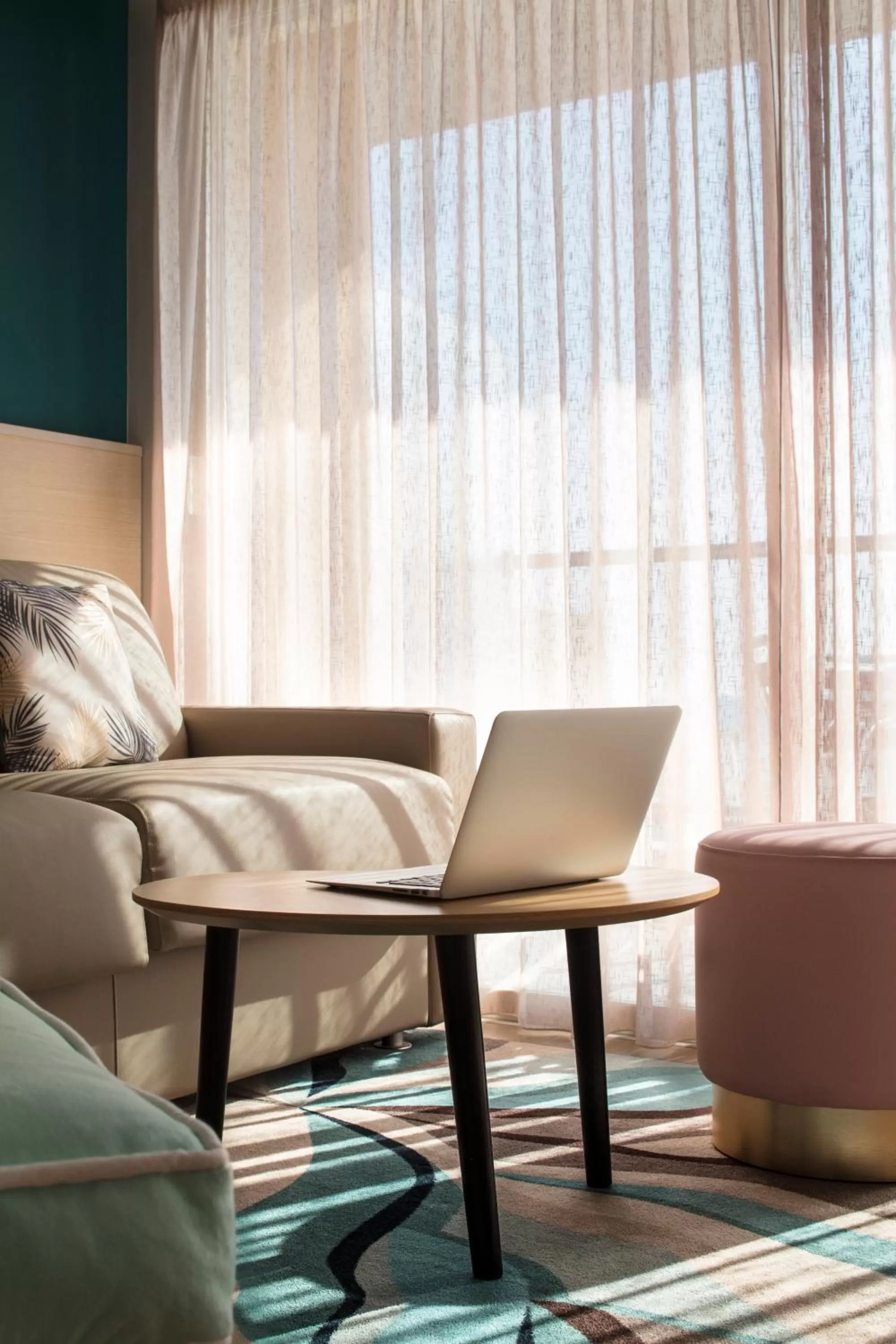Seating area in Mercure Villeneuve Loubet Plage