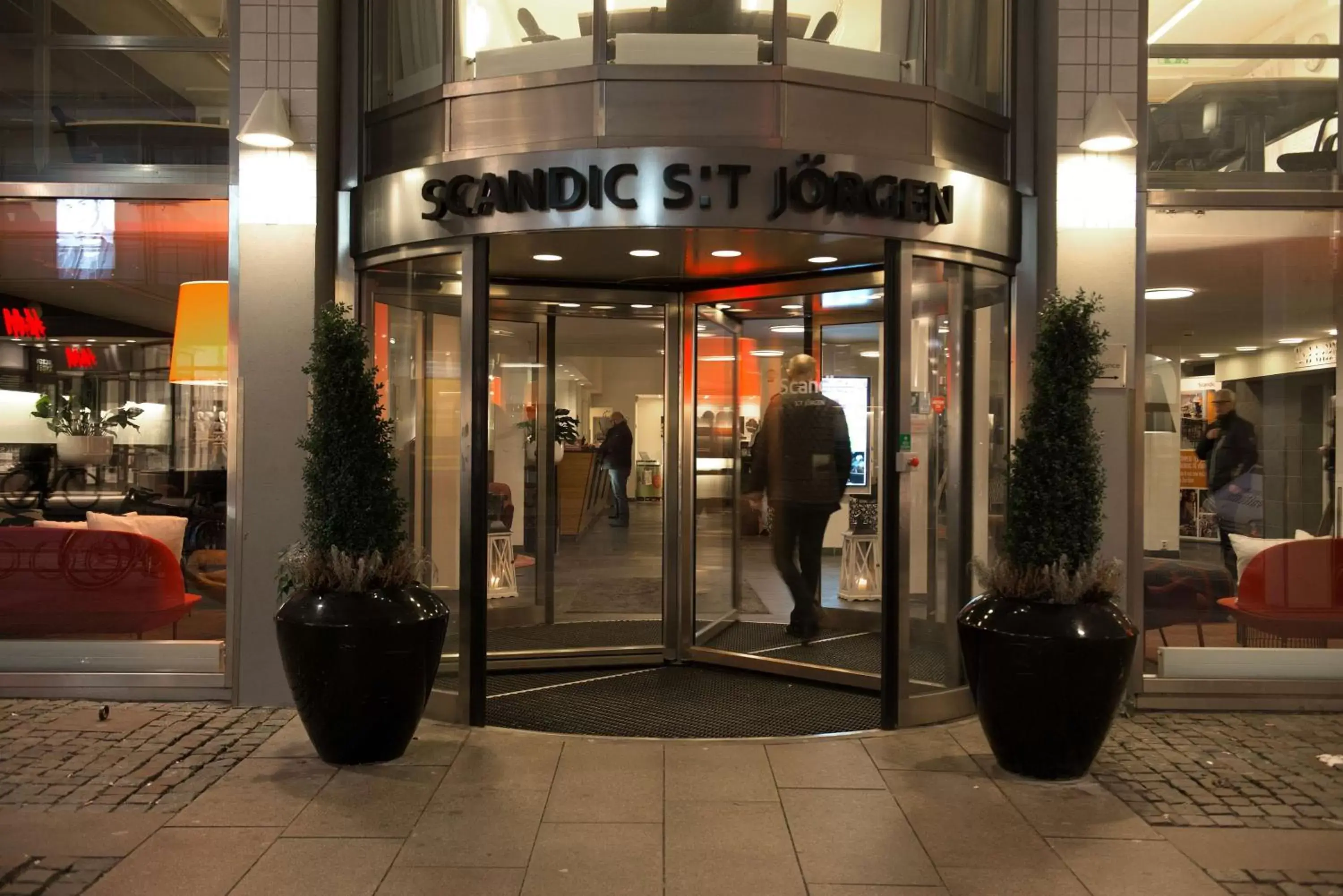 Facade/entrance in Scandic S:t Jörgen
