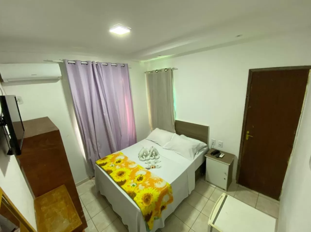 Bed in Pousada Verdes Mares