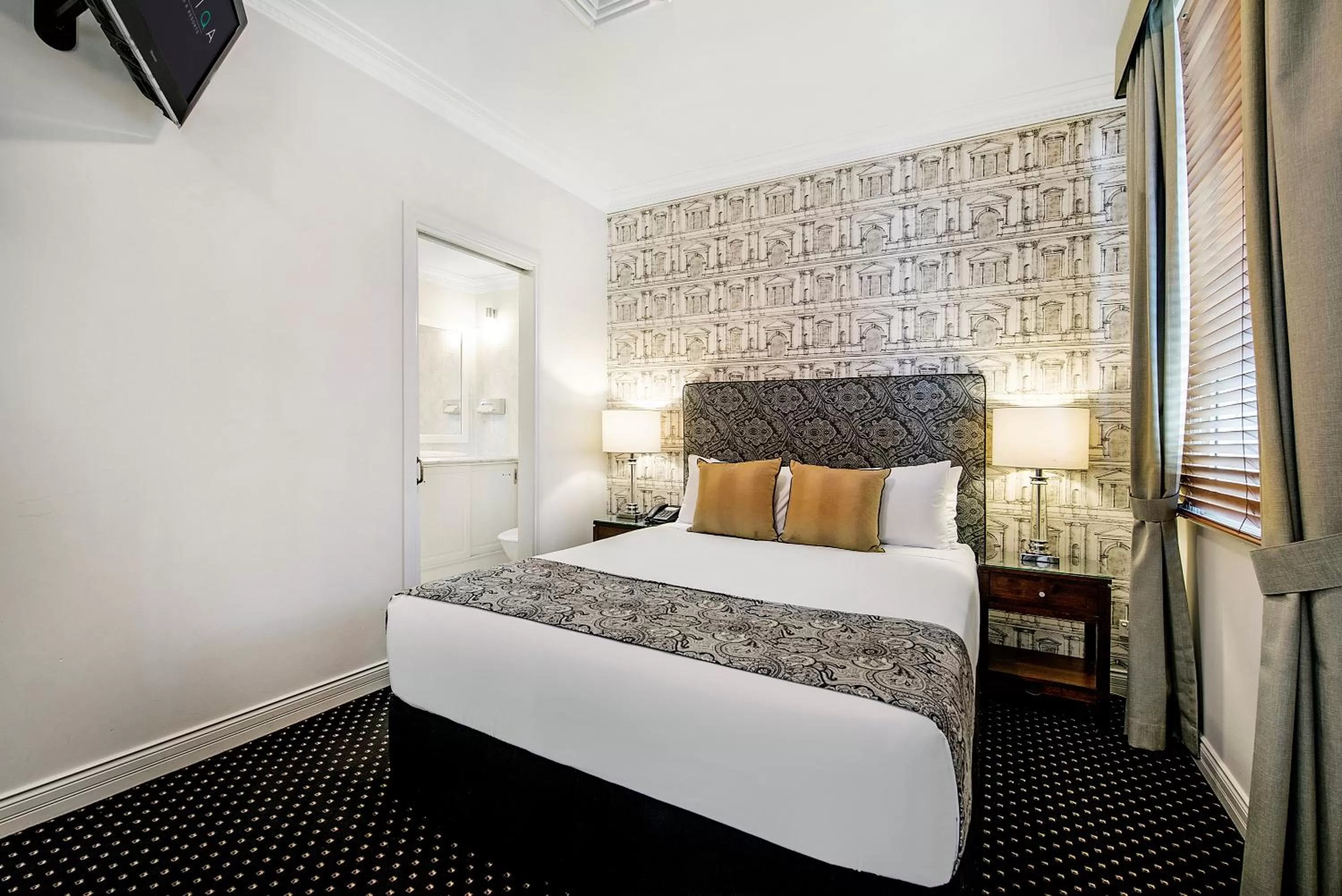 Bedroom, Bed in Rothbury Hotel