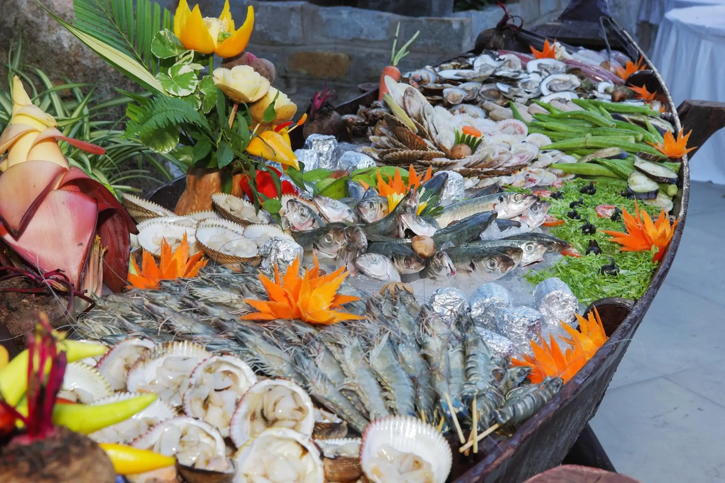 BBQ facilities, Food in Pandanus Resort