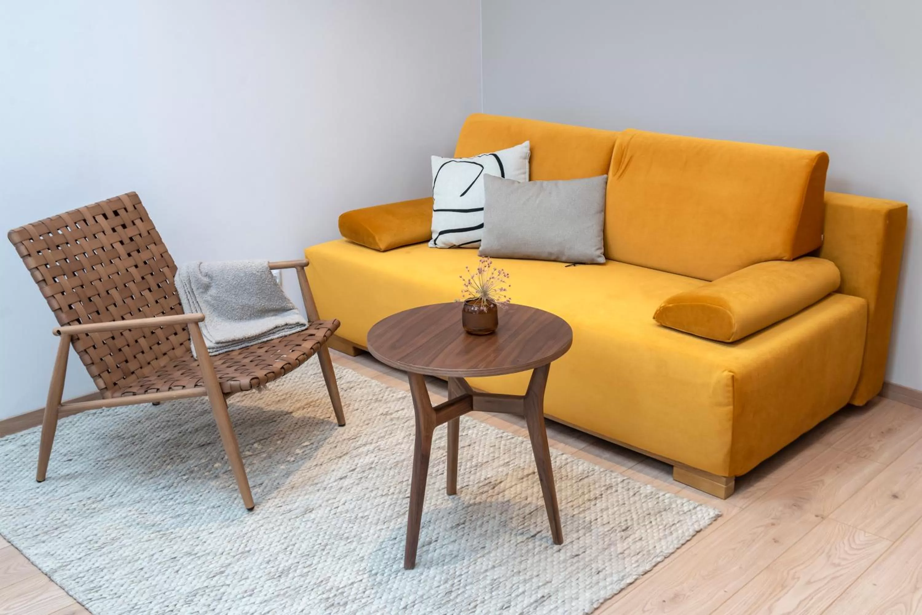 Seating area in Monciak55 Sopot Apartments