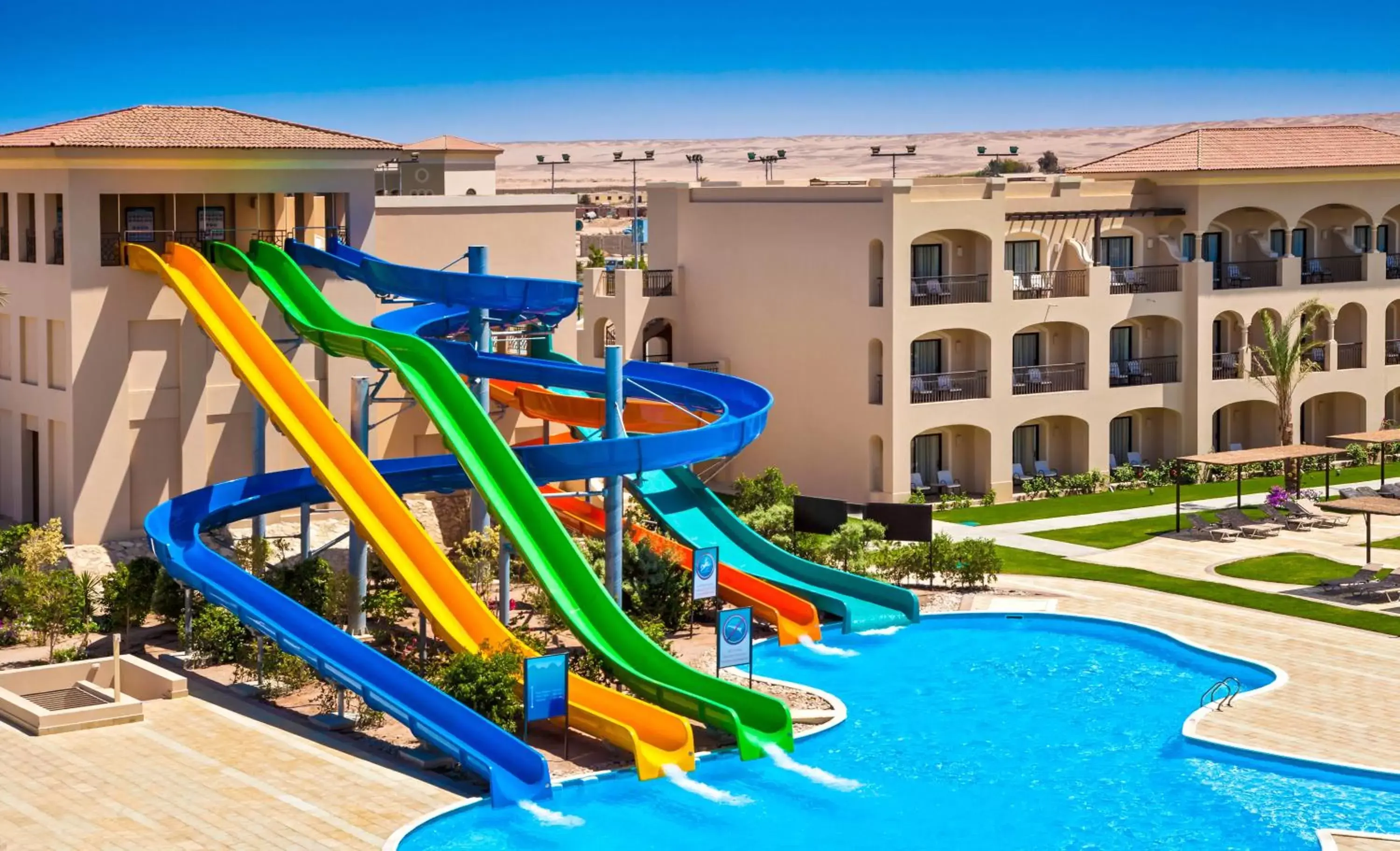 Aqua park, Water Park in Jaz Aquamarine Resort